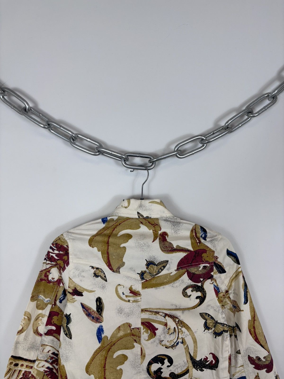 Just Cavalli Just Cavalli Women’s Floral Leaves Butterfly Short Jacket Size M / US 6-8 / IT 42-44 - 15 Thumbnail