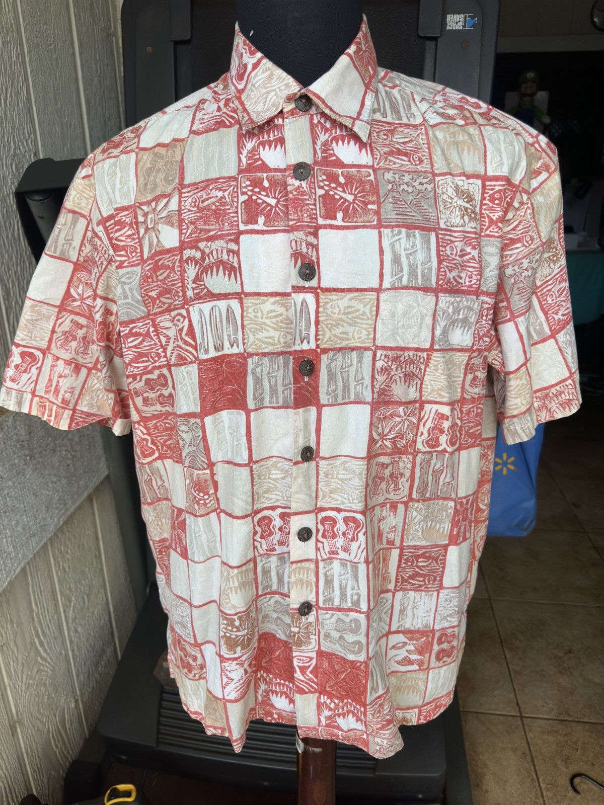 Other Kahala Hawaiian Print Full Button Multicolored Men's Large Size US L / EU 52-54 / 3 - 1 Thumbnail