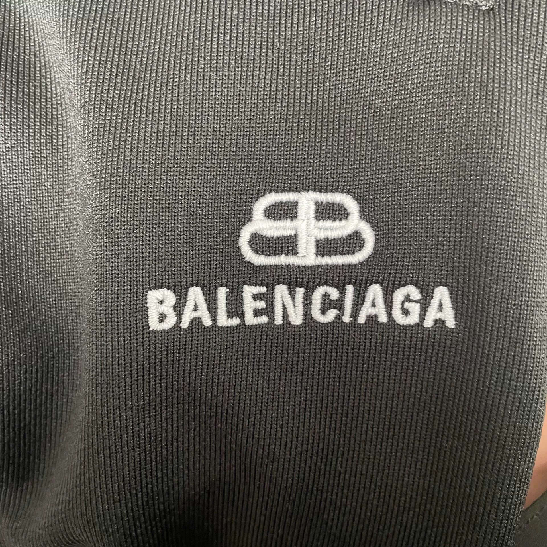 Balenciaga black balenciaga logo embroidered track pants Size US 34 / EU 50 - 2 Thumbnail