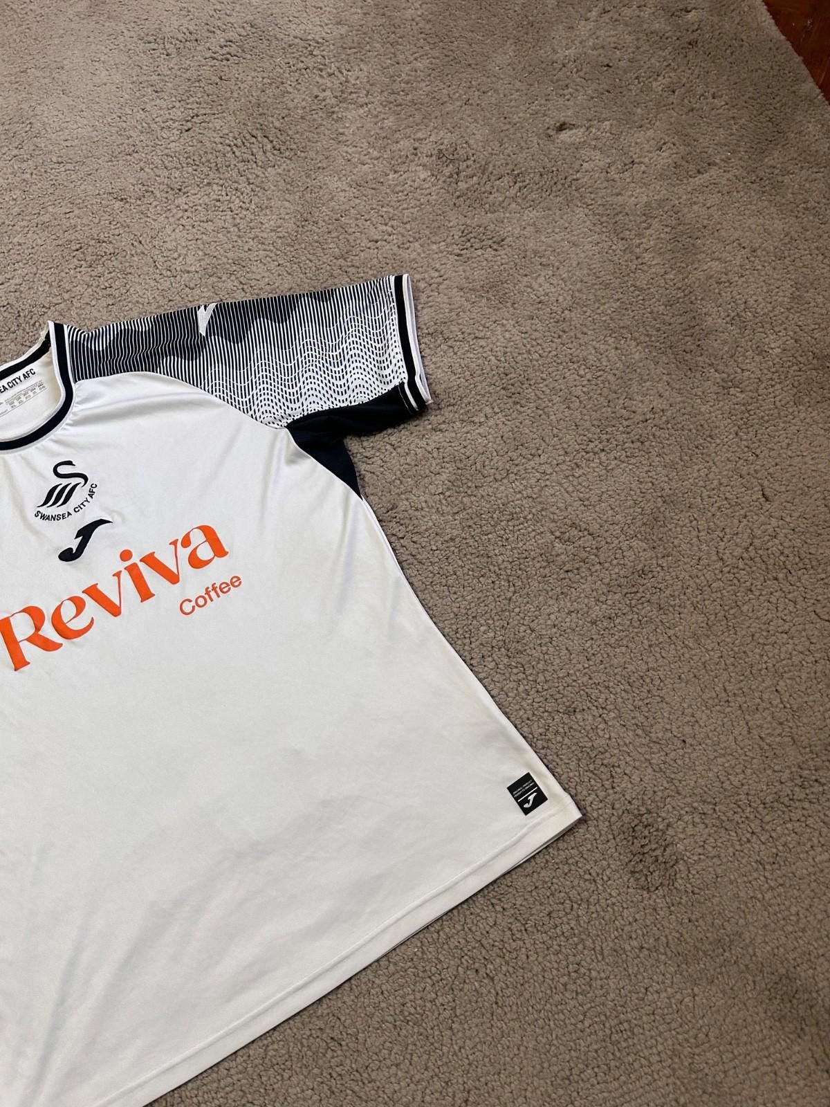 Joma Swansea City 2023/24 Home Football Soccer Jersey Joma Shirt Size US XL / EU 56 / 4 - 2 Thumbnail