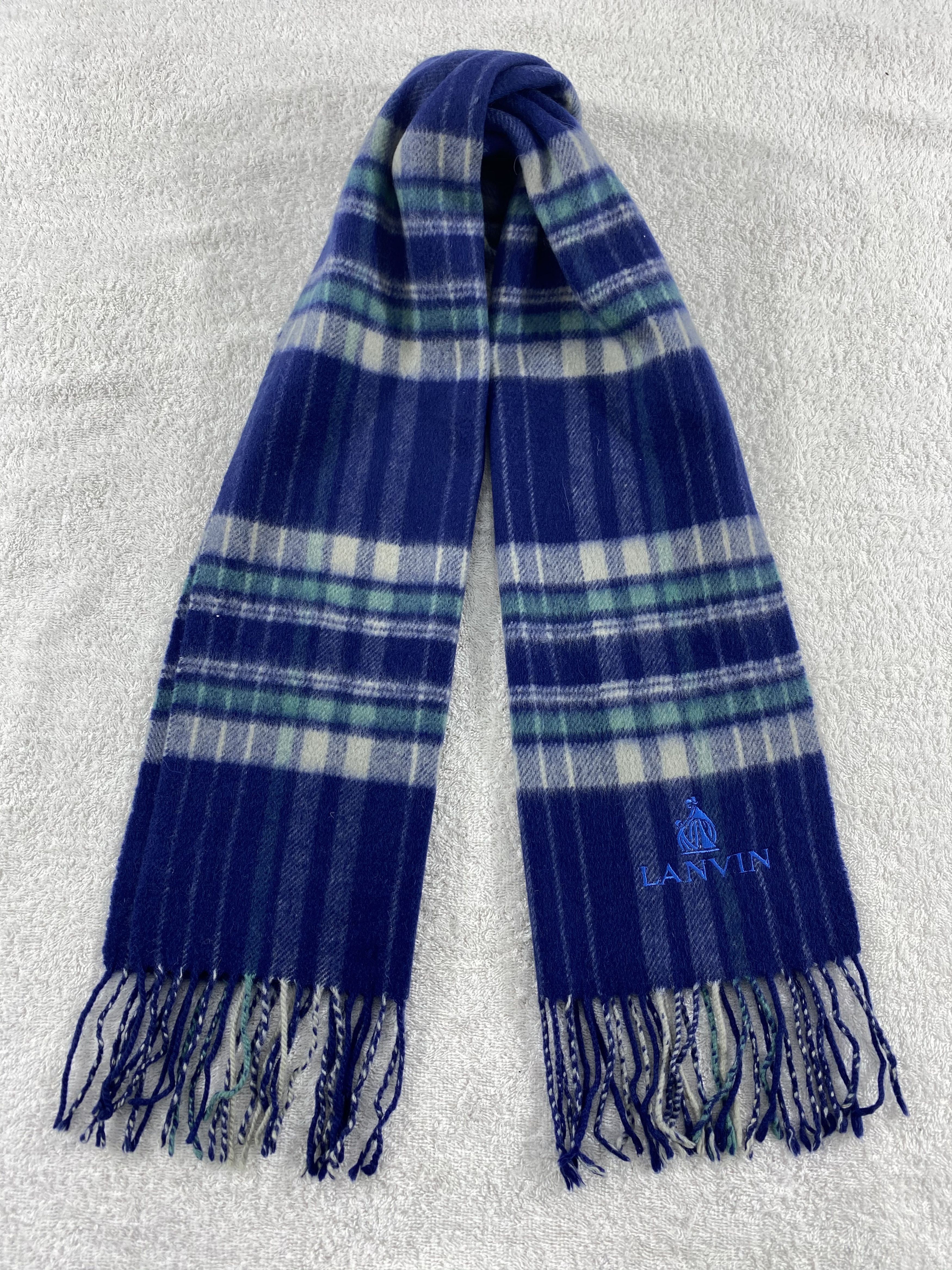 Lanvin × Vintage Lanvin Scarf / Muffler / Neckwear - WW1696 Size ONE SIZE - 1 Thumbnail