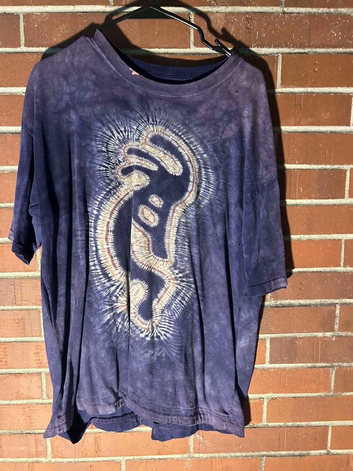 The Mountain × Vintage Vintage Sax Player Tye Dye Shirt Size US XL / EU 56 / 4 - 1 Thumbnail