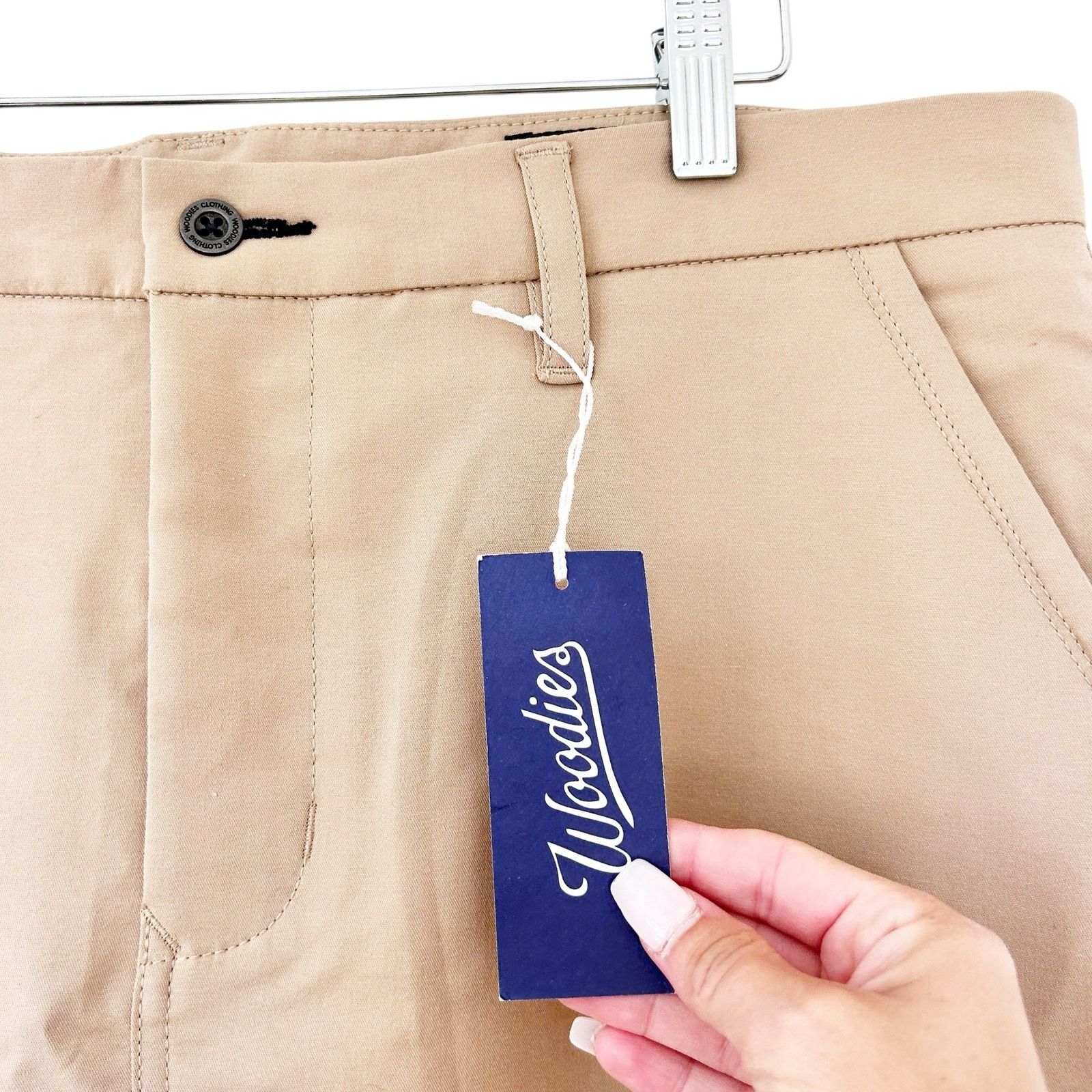 Other Woodies Tan Flat Front Pants 37x31 Size US 37 - 2 Thumbnail