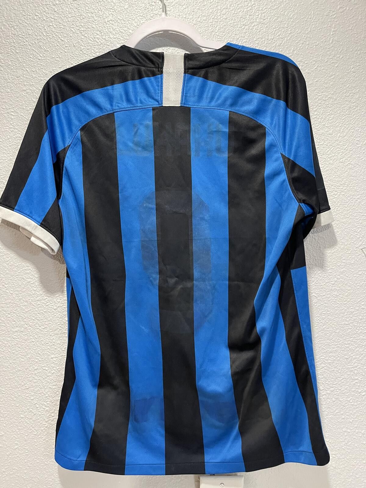 Nike Nike Inter Milan Soccer Jersey Blue and Black Stripes Medium Size US M / EU 48-50 / 2 - 2 Thumbnail