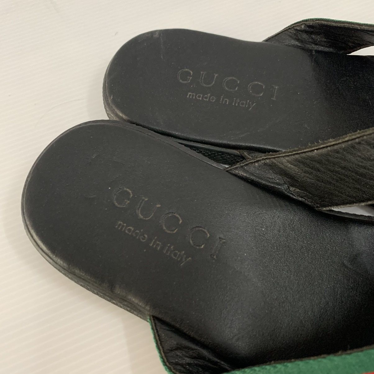 Gucci Gucci Leather Black Sandals Size US 8 / EU 41 - 4 Thumbnail