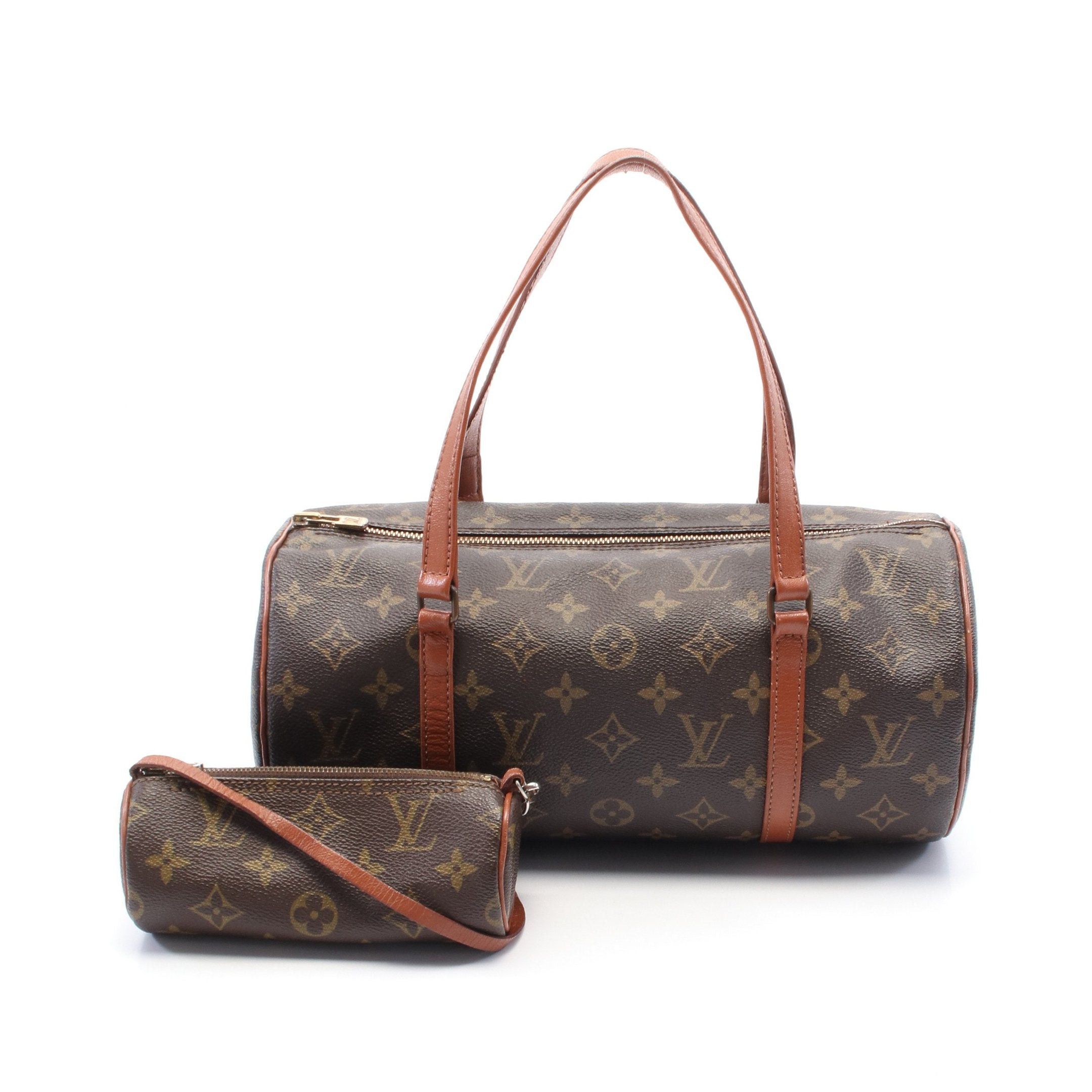 Louis Vuitton Louis Vuitton Papillon 30 Monogram Handbag Leather Brown Size ONE SIZE - 1 Thumbnail
