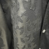Chrome Hearts Chrome Hearts Full Cross Leather Sleeve Varsity Jacket Size US XL / EU 56 / 4 - 4 Thumbnail