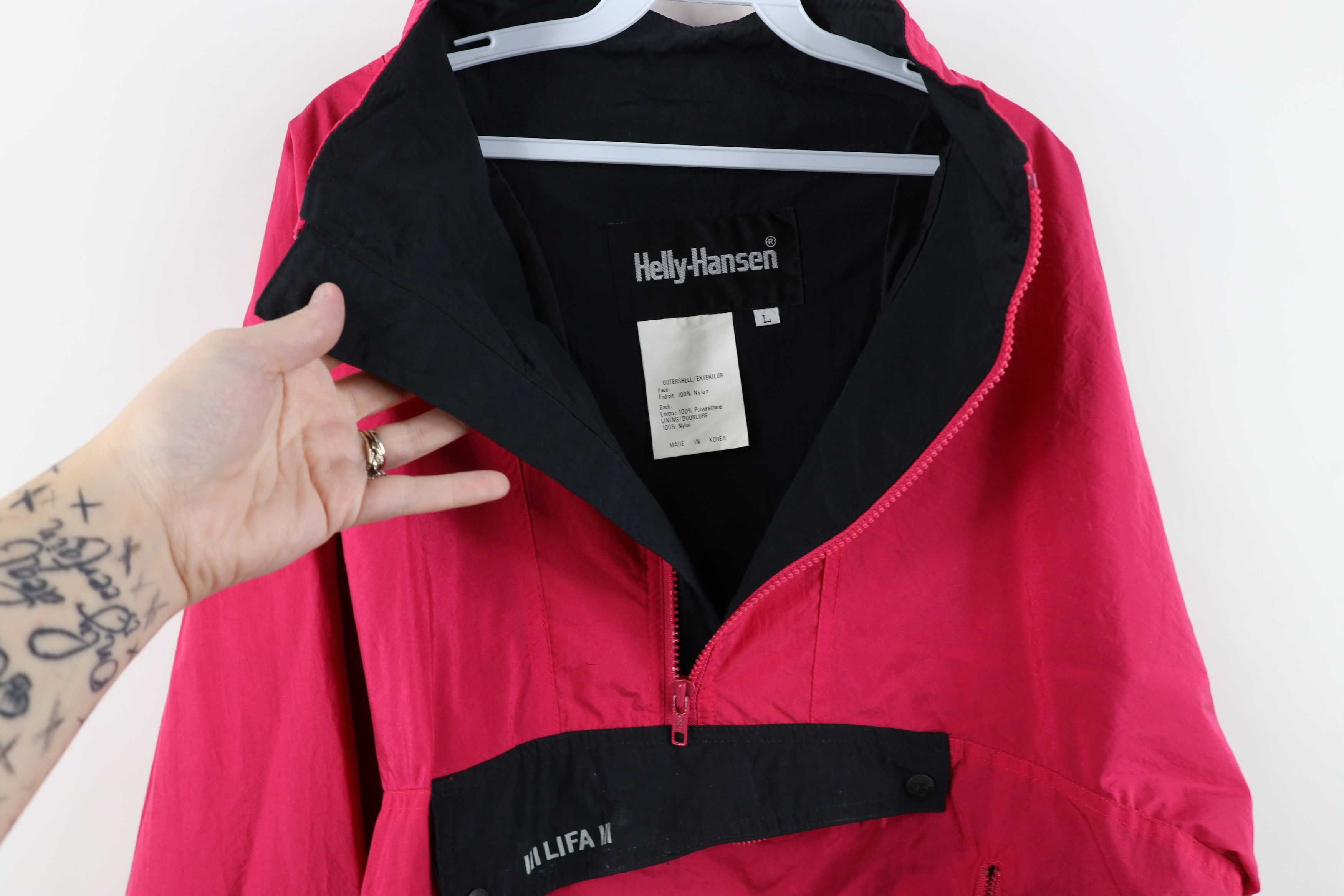 Helly Hansen Vintage 90s Helly Hansen LIFA Half Zip Pullover Jacket Pink Size L / US 10 / IT 46 - 8 Thumbnail