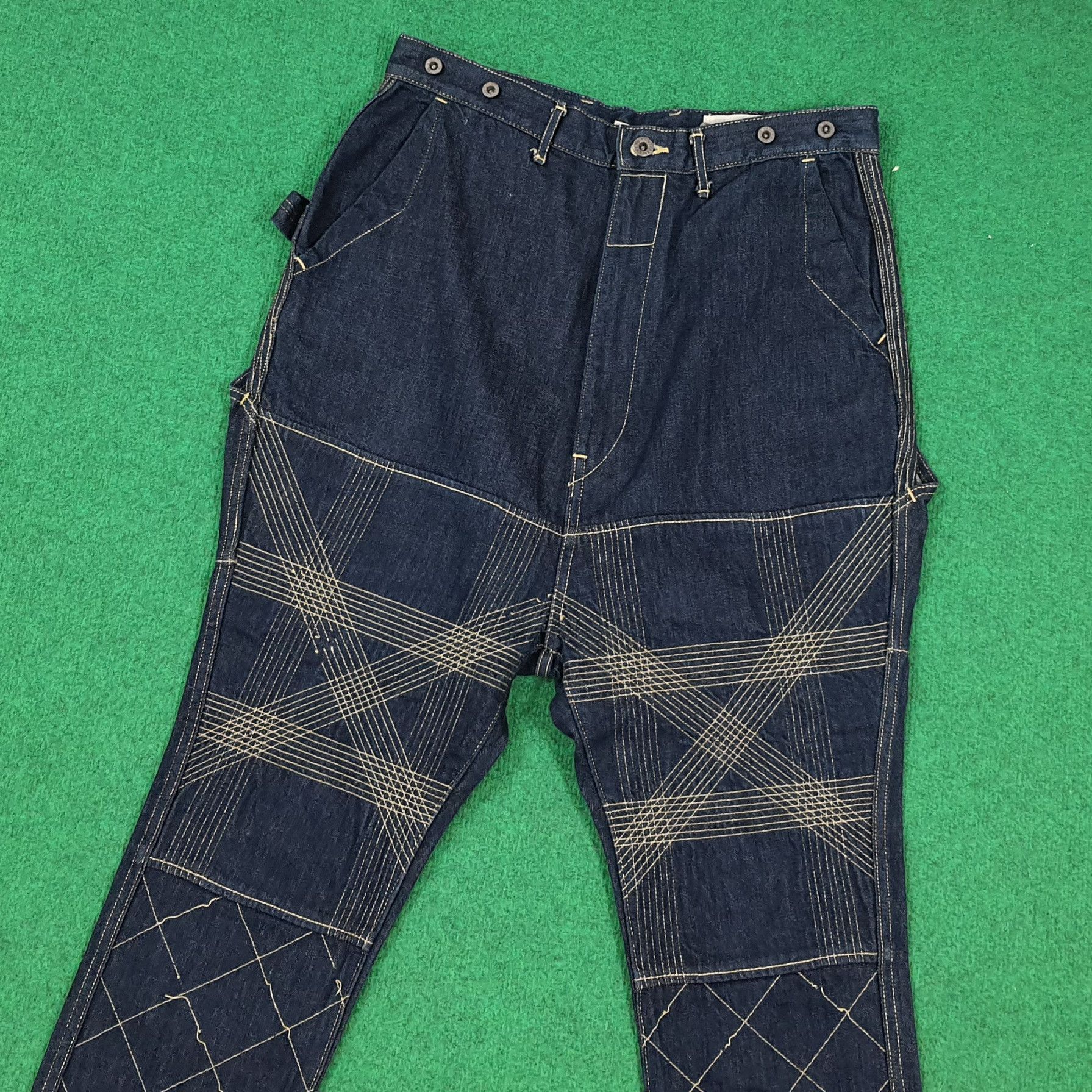 Kapital Vintage KAPITAL Japan Denim Monkey Stitching Pants C297N20 Size US 32 / EU 48 - 2 Thumbnail
