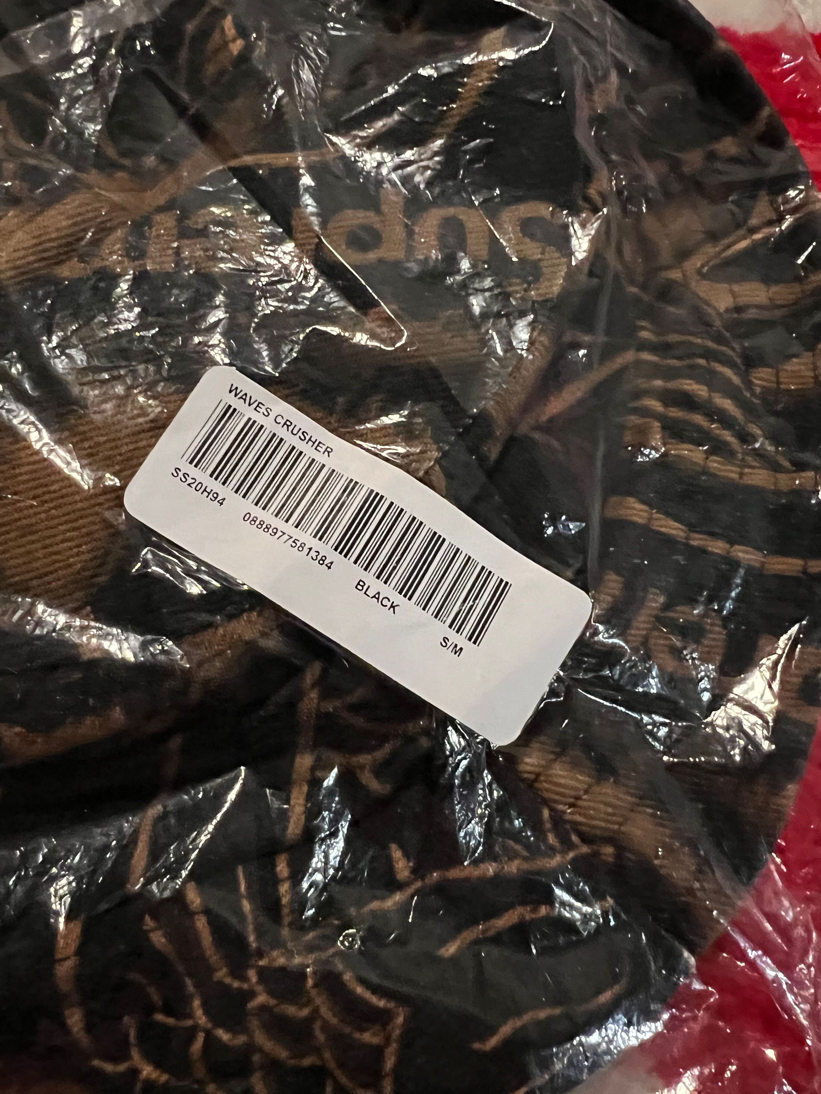Supreme Supreme Black Waves Crusher S/M Size ONE SIZE - 2 Thumbnail