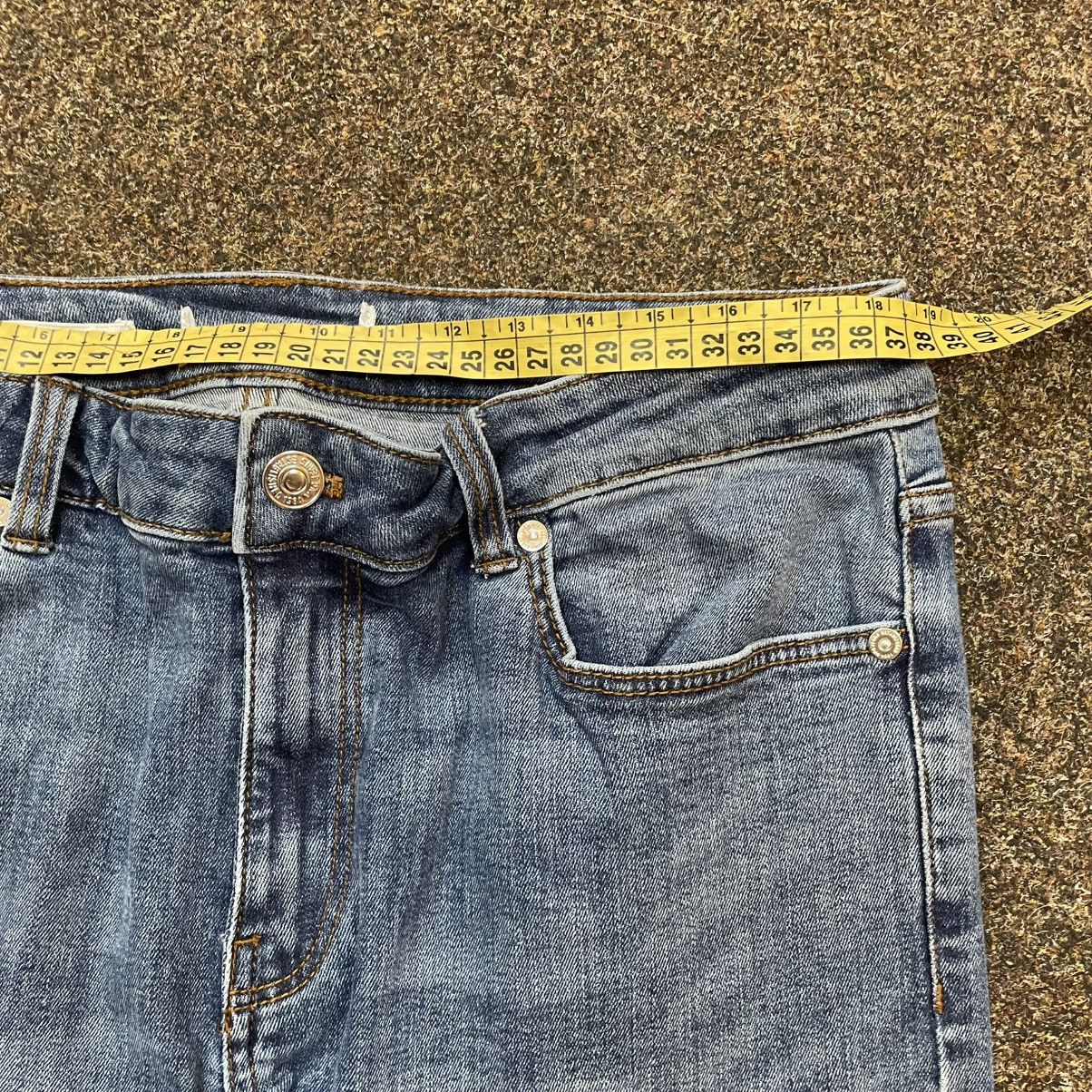 Vintage Vintage Y2K Flared Distressed Jeans Baggy Wide Leg Grunge 32 Size US 32 / EU 48 - 6 Thumbnail