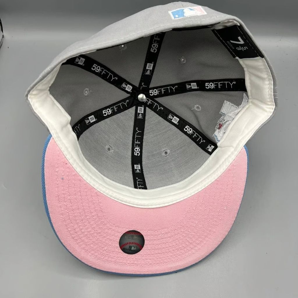 New Era Texas Rangers Hat Men 7 5/8 59Fifty New Era MLB Fitted Cap Size ONE SIZE - 7 Thumbnail