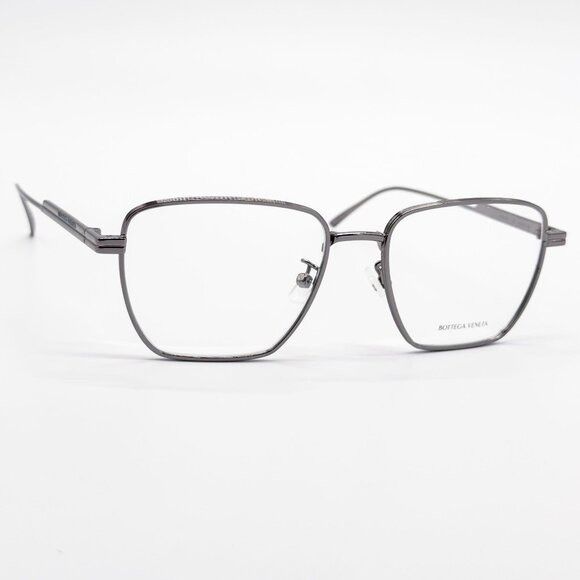 Bottega Veneta NEW BOTTEGA VENETA EYEGLASSES BV1015O 003 SILVER UNISEX EYEW Size ONE SIZE - 4 Thumbnail