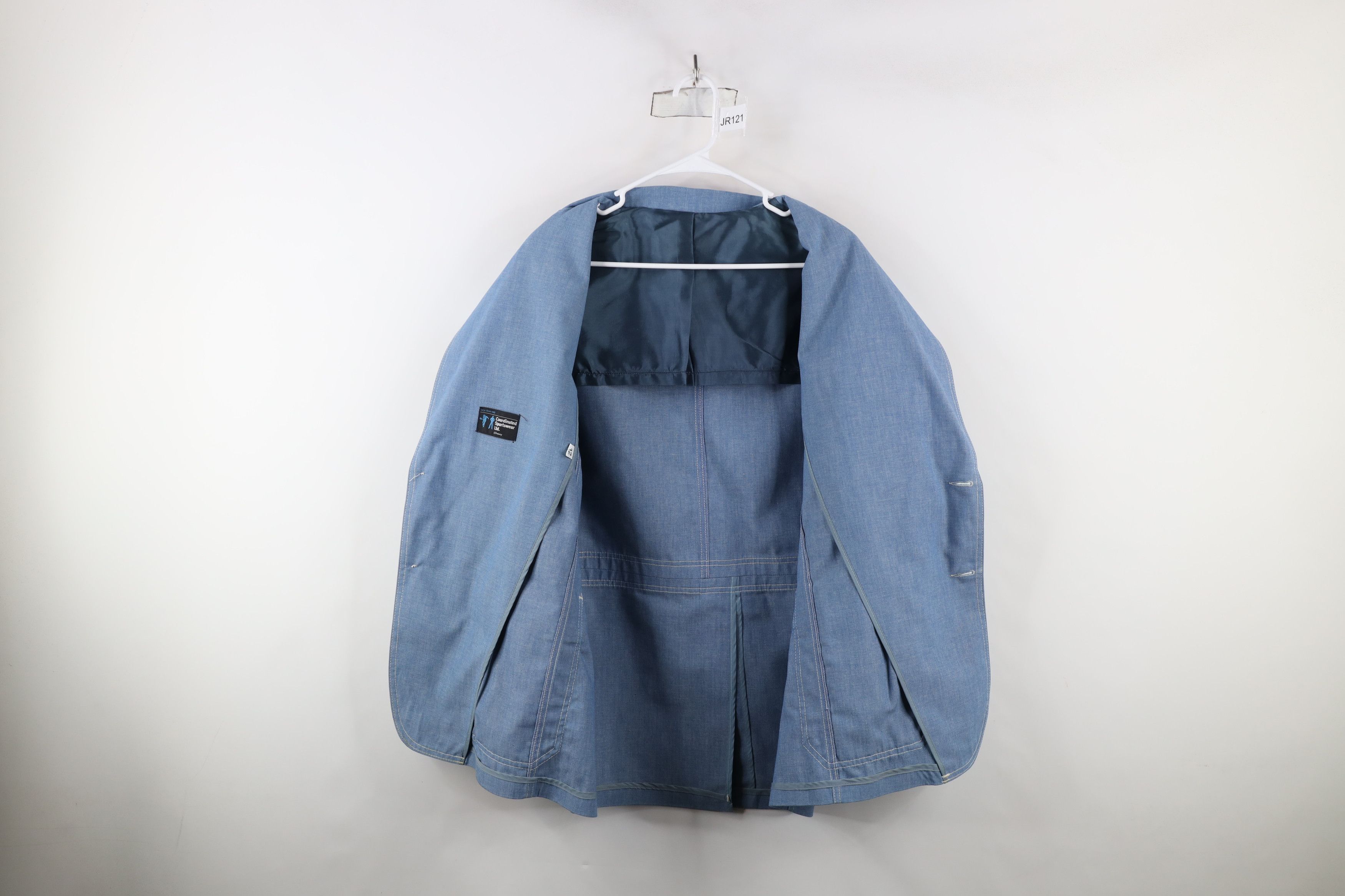 Vintage Vintage 70s Streetwear Denim 2 Button Suit Coat Jacket USA Size US L / EU 52-54 / 3 - 9 Thumbnail
