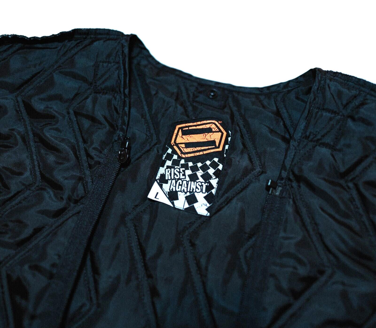 Designer Rare Original Rise Against Biker Jacket Vest Size L/XL Size ONE SIZE - 3 Thumbnail