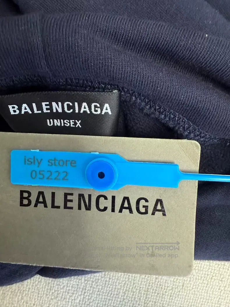 Balenciaga Balenciaga Letter Hooded Loose Long Sleeve Size US S / EU 44-46 / 1 - 4 Thumbnail