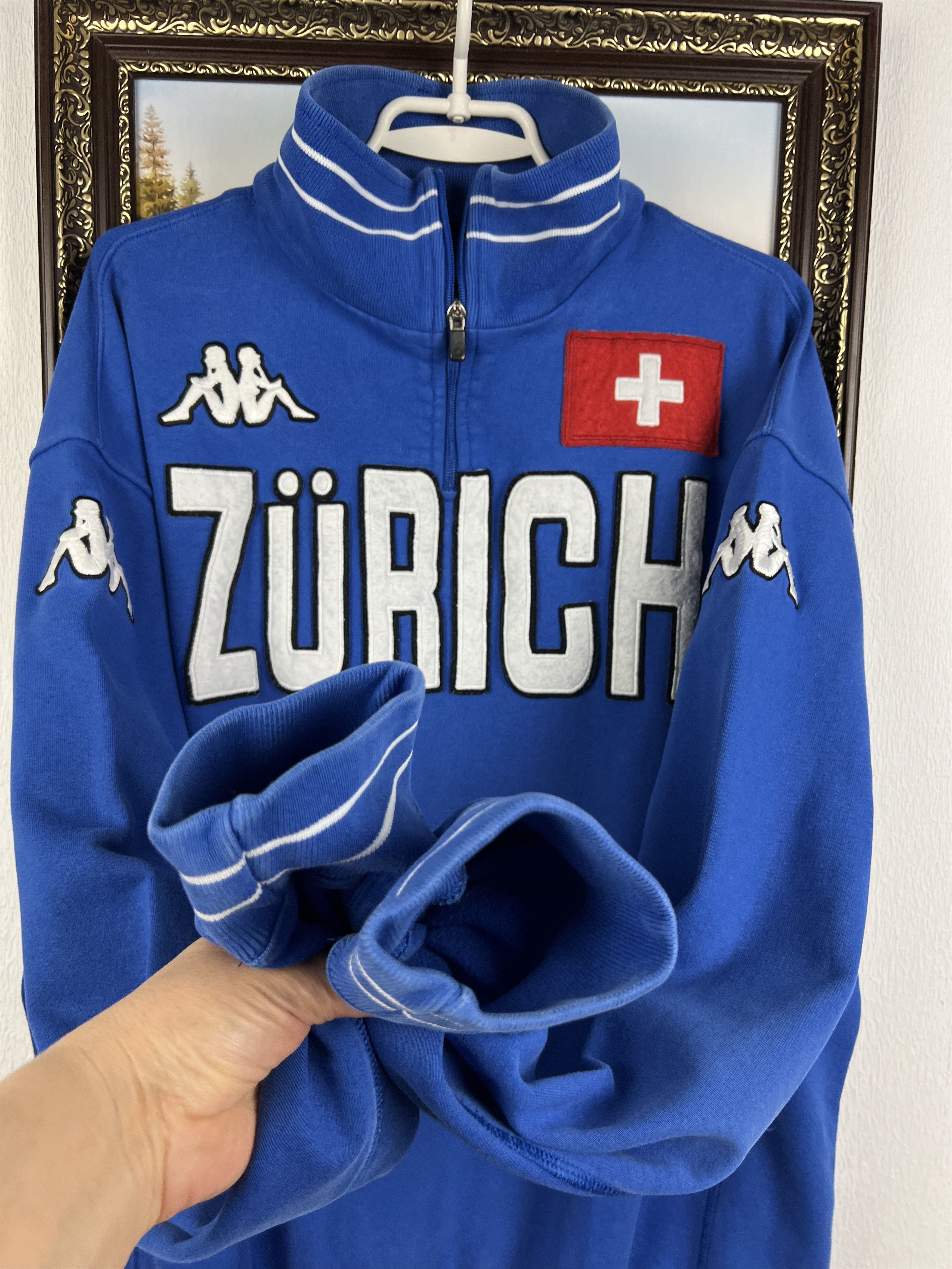 Kappa Vintage Kappa Zurich Football Jacket Soccer Track Top Rare Size US XXL / EU 58 / 5 - 6 Thumbnail
