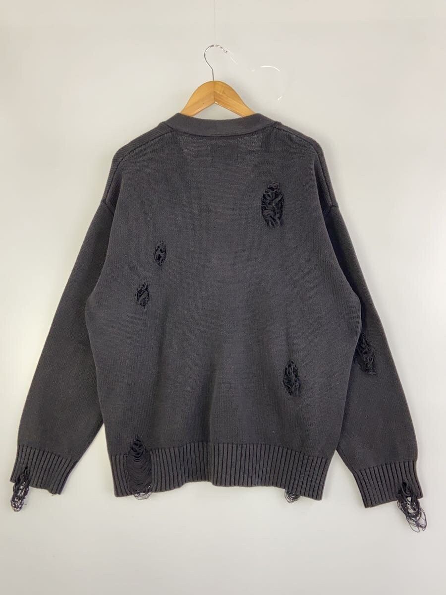 Number (N)ine Distressed Blow Out Knit Cardigan Size US L / EU 52-54 / 3 - 2 Thumbnail