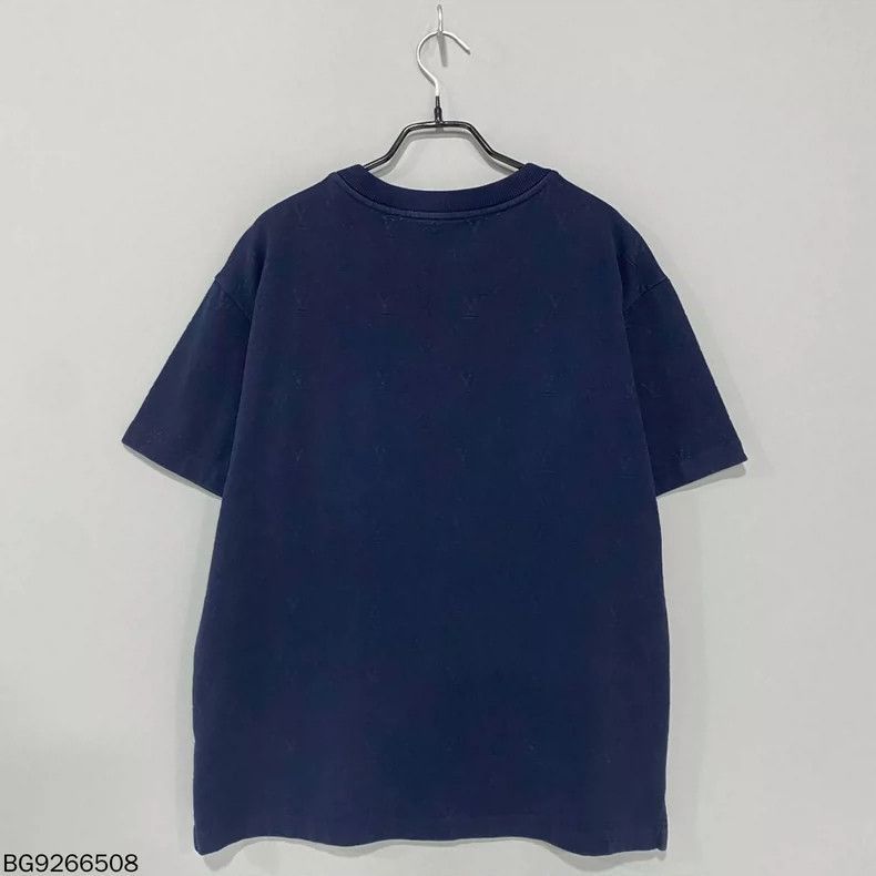 Louis Vuitton Louis Vuitton Blue Subtle Pattern All-over Print Short-slee Size M / US 6-8 / IT 42-44 - 3 Thumbnail