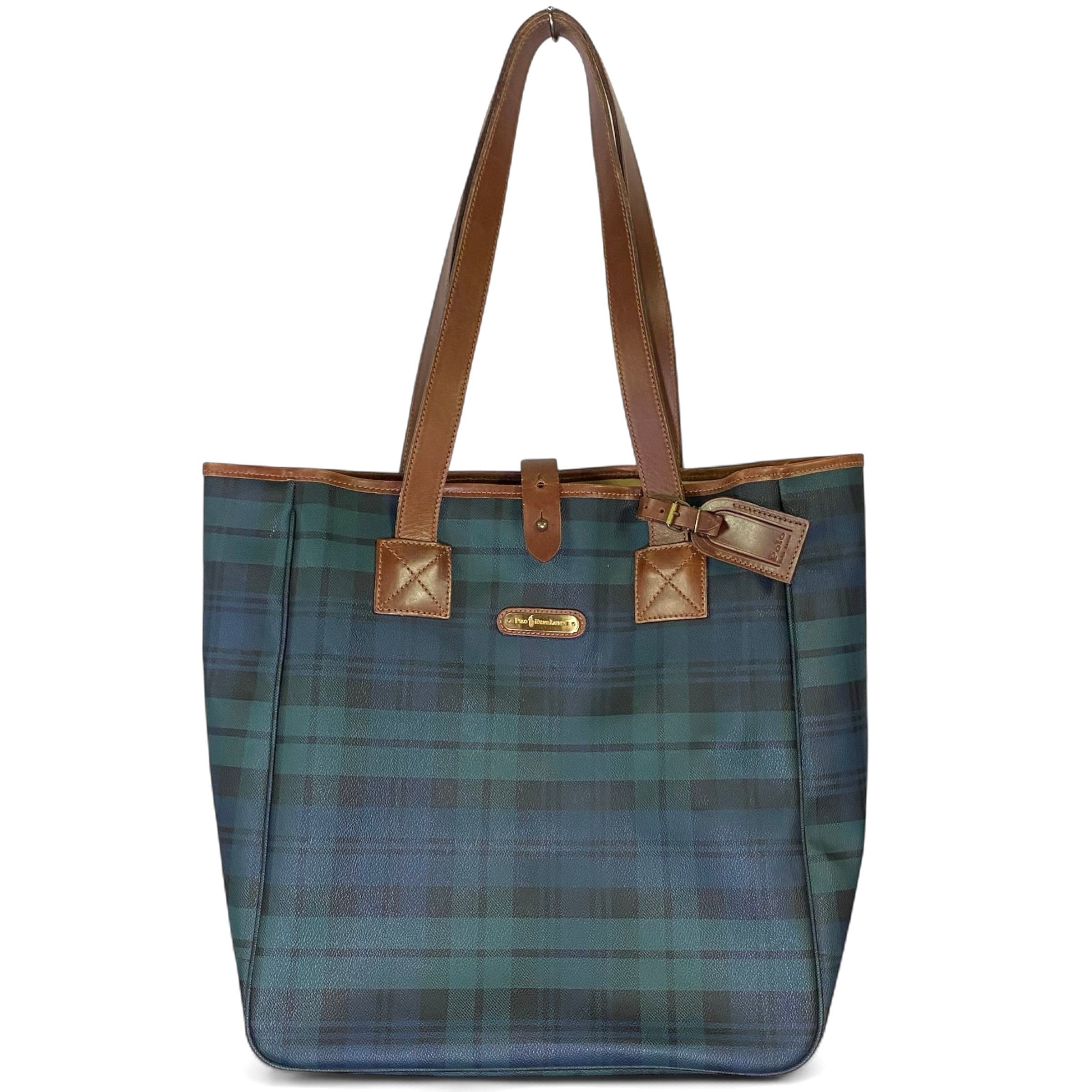 クリスマスファッション Lauren Ralph Polo Vintage Lauren Ralph Polo Tote Green Bag バッグ