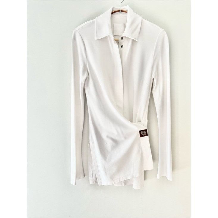 Givenchy Givenchy Riccardo Tisci Metal Clasp Technical Shirt Womens W Size XS / US 0-2 / IT 36-38 - 1 Thumbnail