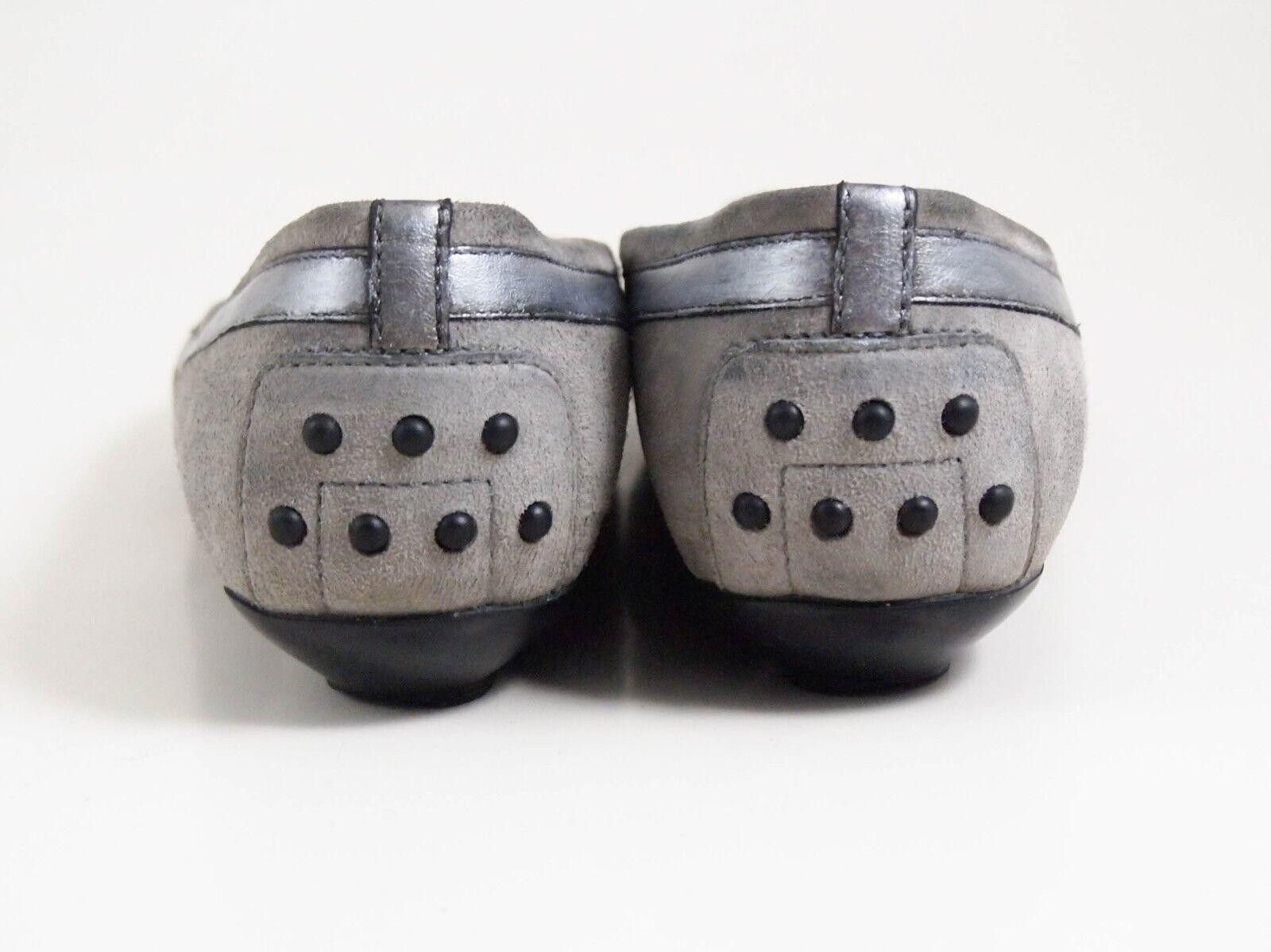 Tod's Tod's Ballet Flats Gray Silver Suede Leather EU 37.5 US 7.5 Size US 7.5 / IT 37.5 - 8 Thumbnail