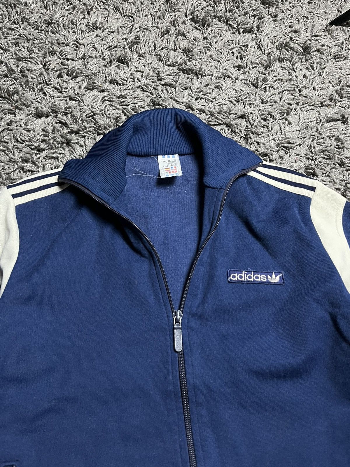 Adidas RARE Vintage Adidas Trefoil Track Jacket Yugoslavia Era 80x Size US S / EU 44-46 / 1 - 3 Thumbnail
