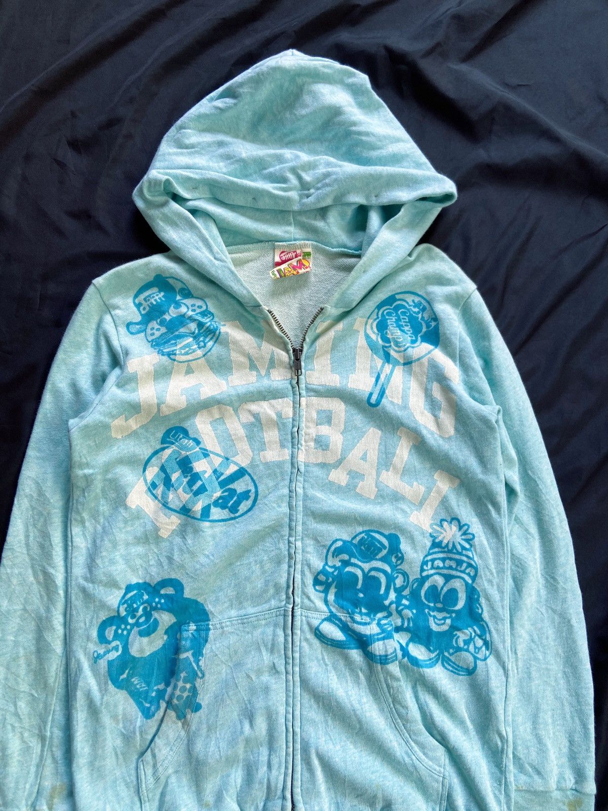 20471120 JAMMING FOOTBALL PAINTING 387 ZIP HOODIE Size US S / EU 44-46 / 1 - 3 Thumbnail