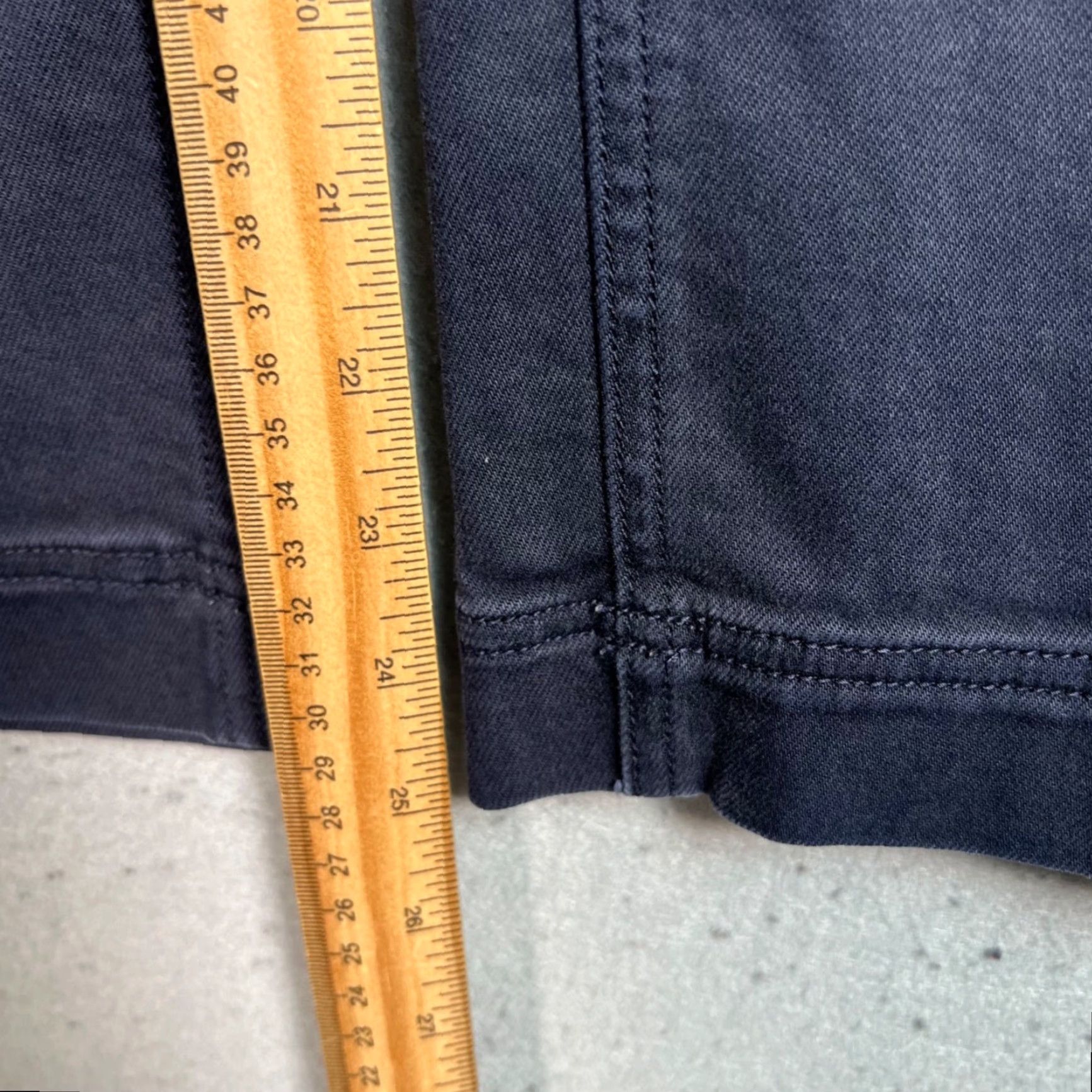 Everlane Everlane Pants Slim Cropped Tapered Womens 0 Navy Blue Cotton Blend Casual Cropped Style blog? Size 25" / US 0 / IT 36 - 7 Thumbnail