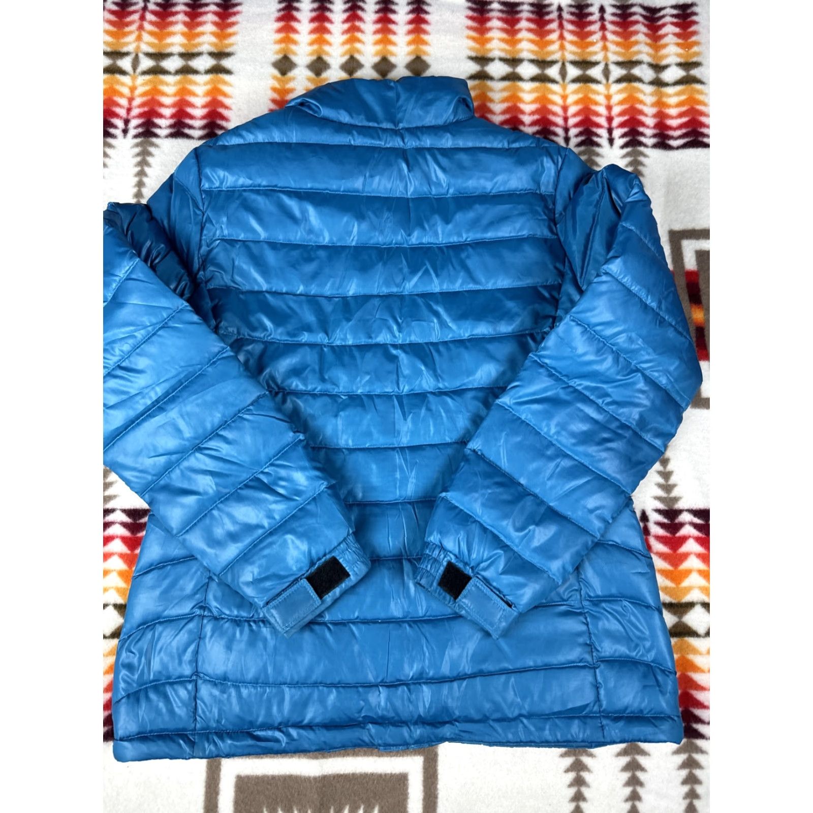 Altea VINTAGE Women’s Iceburg Down Puffer Jacket Regular Size M Teal Blue Full Zip Long Sleeve Size M / US 6-8 / IT 42-44 - 5 Thumbnail