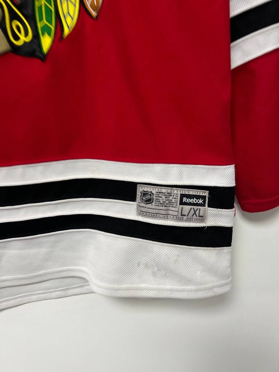 Reebok Chicago Blackhawks #50 Crawford Ice Hockey Jersey Kids L/XL Size US XXS / EU 40 - 16 Thumbnail