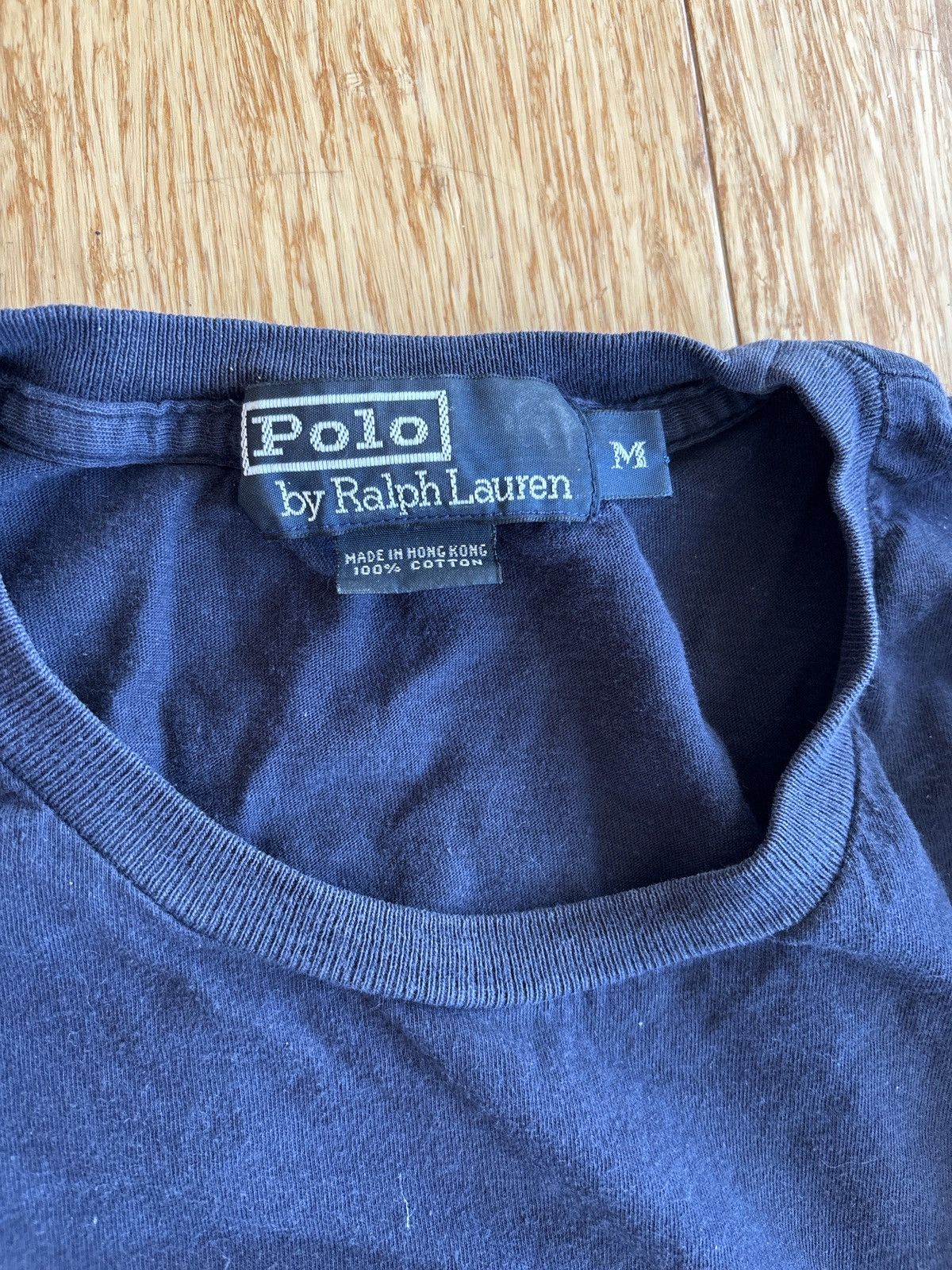 Polo Ralph Lauren 90s Polo Bear by Ralph Lauren Navy Long Sleeve Size US M / EU 48-50 / 2 - 3 Thumbnail