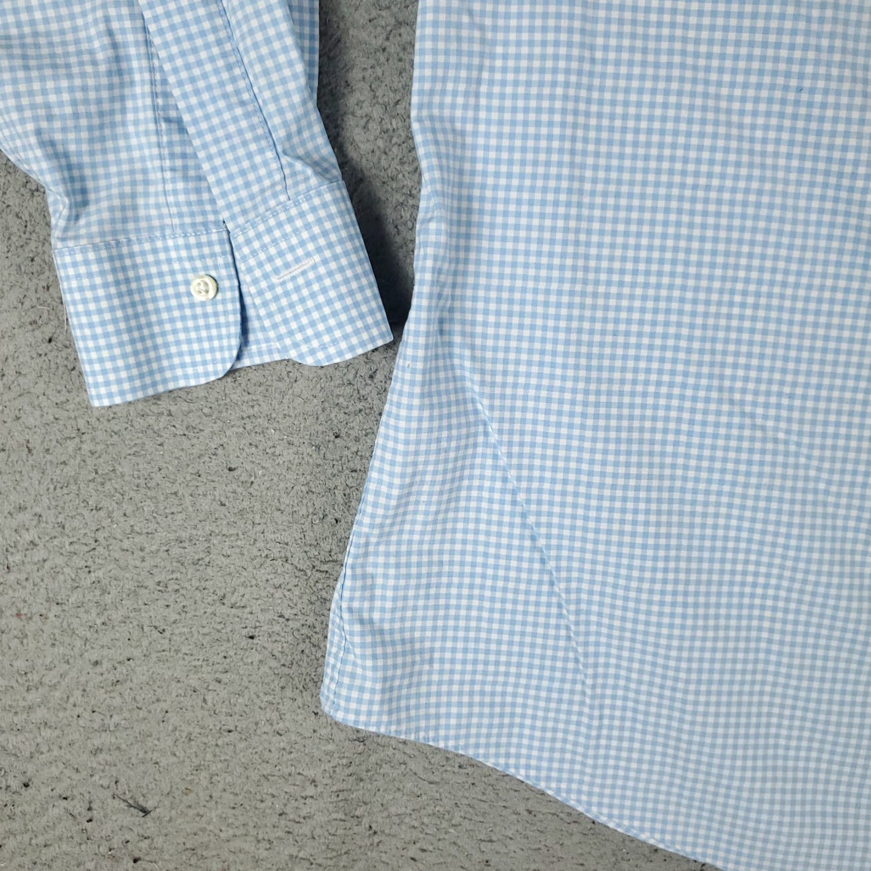 Brooks Brothers Brooks Brothers Shirt Mens 17.5 Blue Check Regent Dress Button Up Long Sleeve Blue Size 46R - 6 Thumbnail