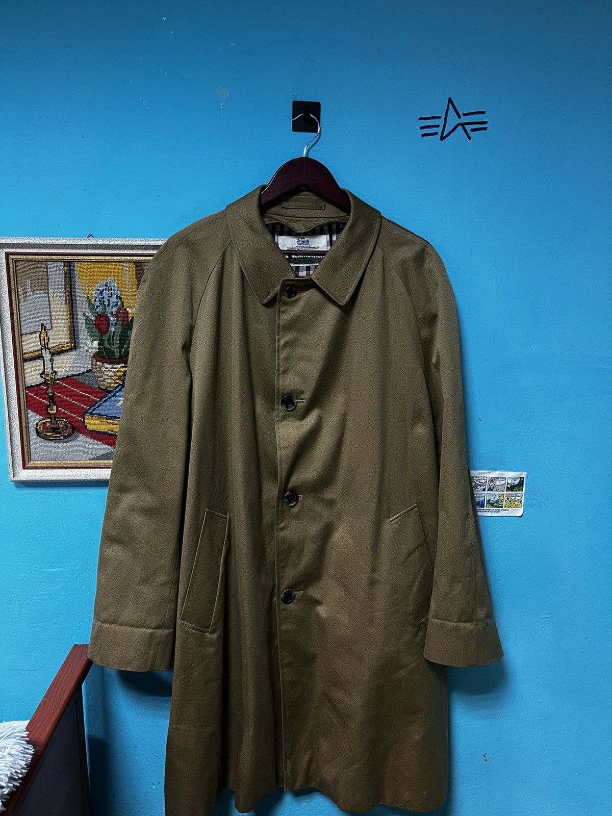 Aquascutum × Vintage Aquascutum Man's Vintage coat Size US L / EU 52-54 / 3 - 1 Thumbnail