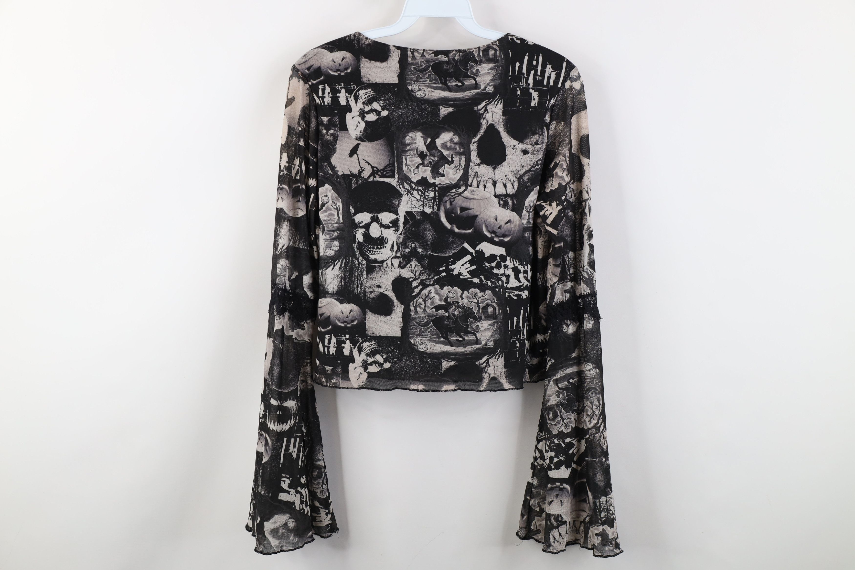 Vintage Vintage Y2K Babydoll Halloween Long Sleeve T-Shirt Size L / US 10 / IT 46 - 10 Thumbnail