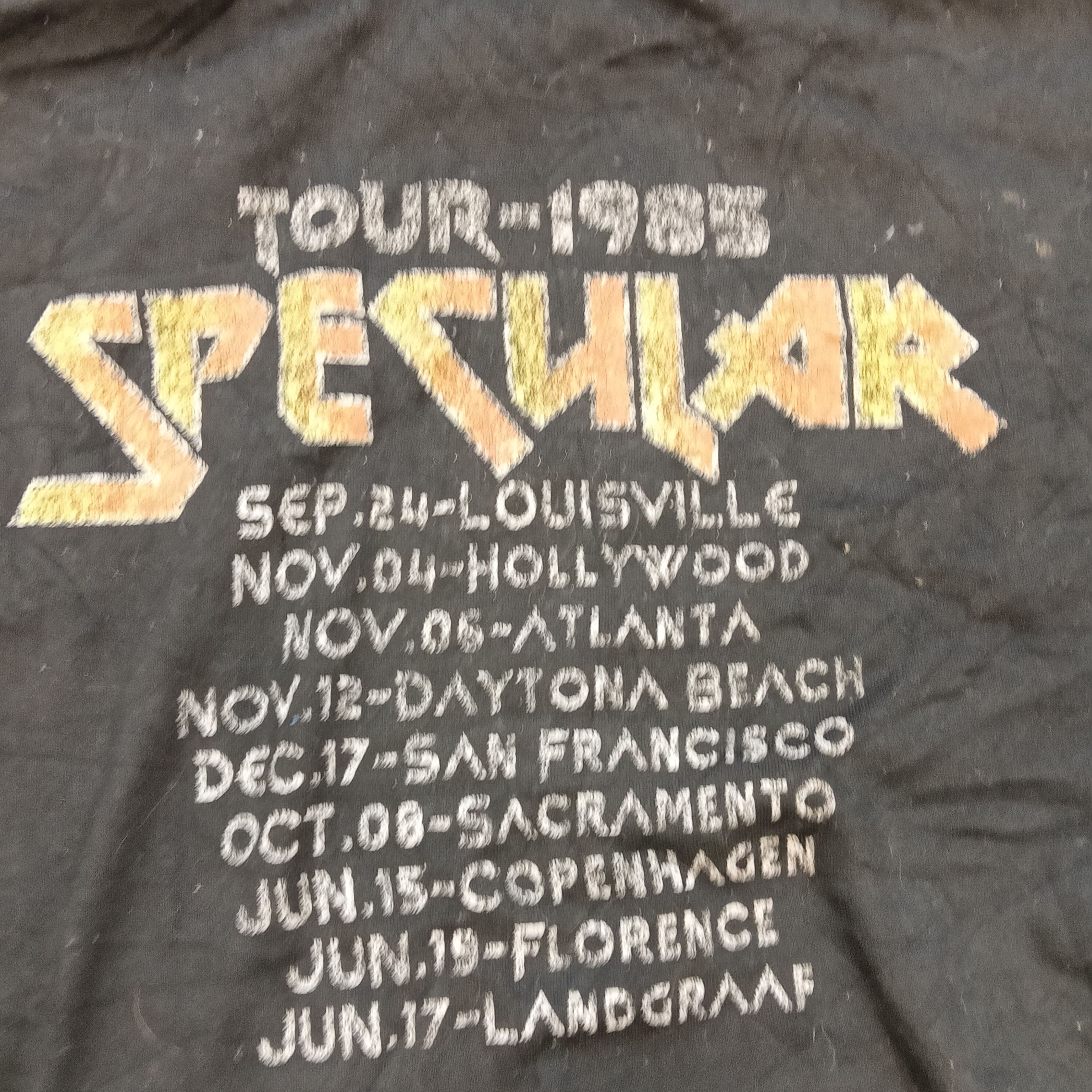 Other SPECTULAR TOUR 1985 SWEATSHIRT HOODIE XL Size US XL / EU 56 / 4 - 8 Thumbnail