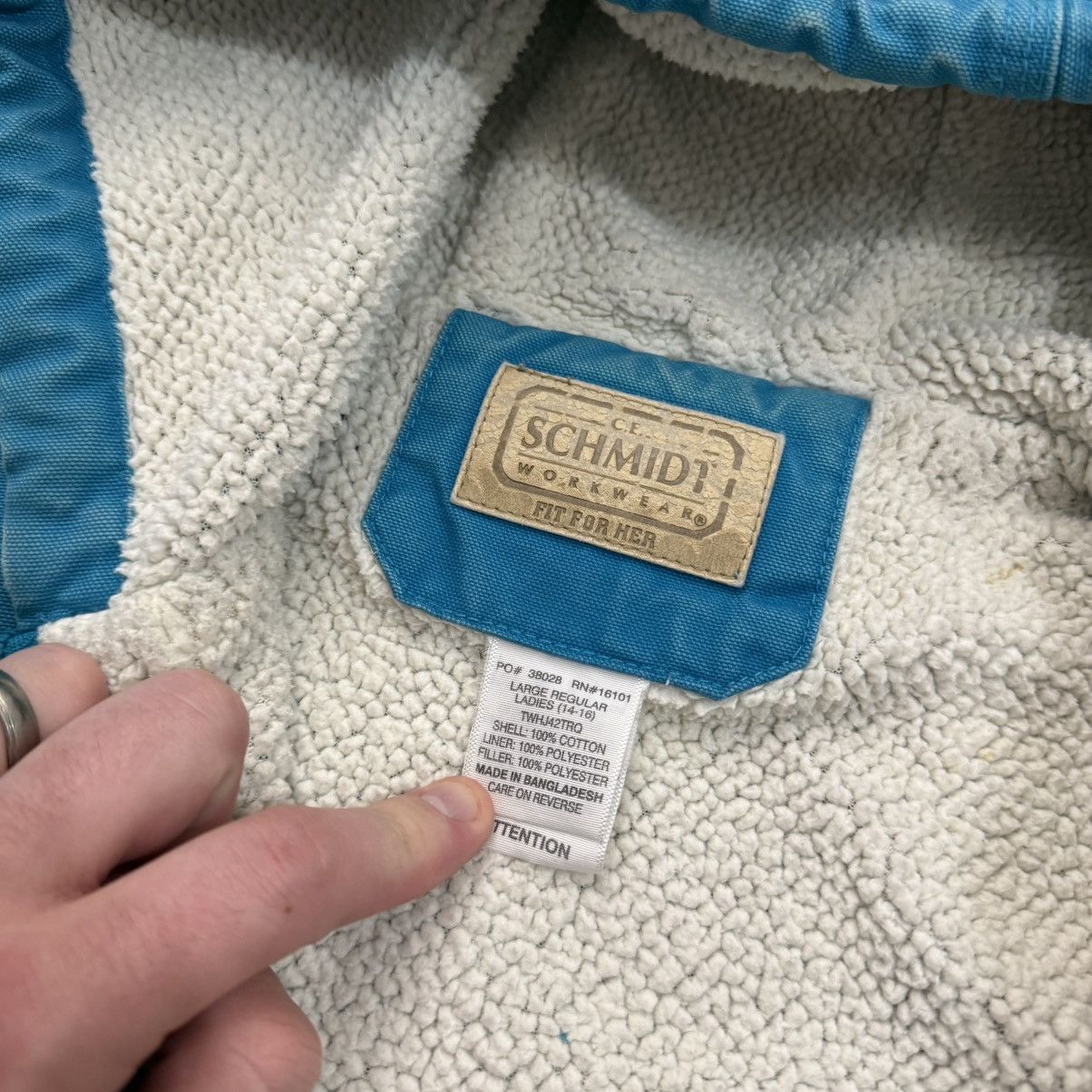 Other Vintage Blue Schmidt Carhartt Style Work Zip Up Jacket Size US M / EU 48-50 / 2 - 5 Thumbnail