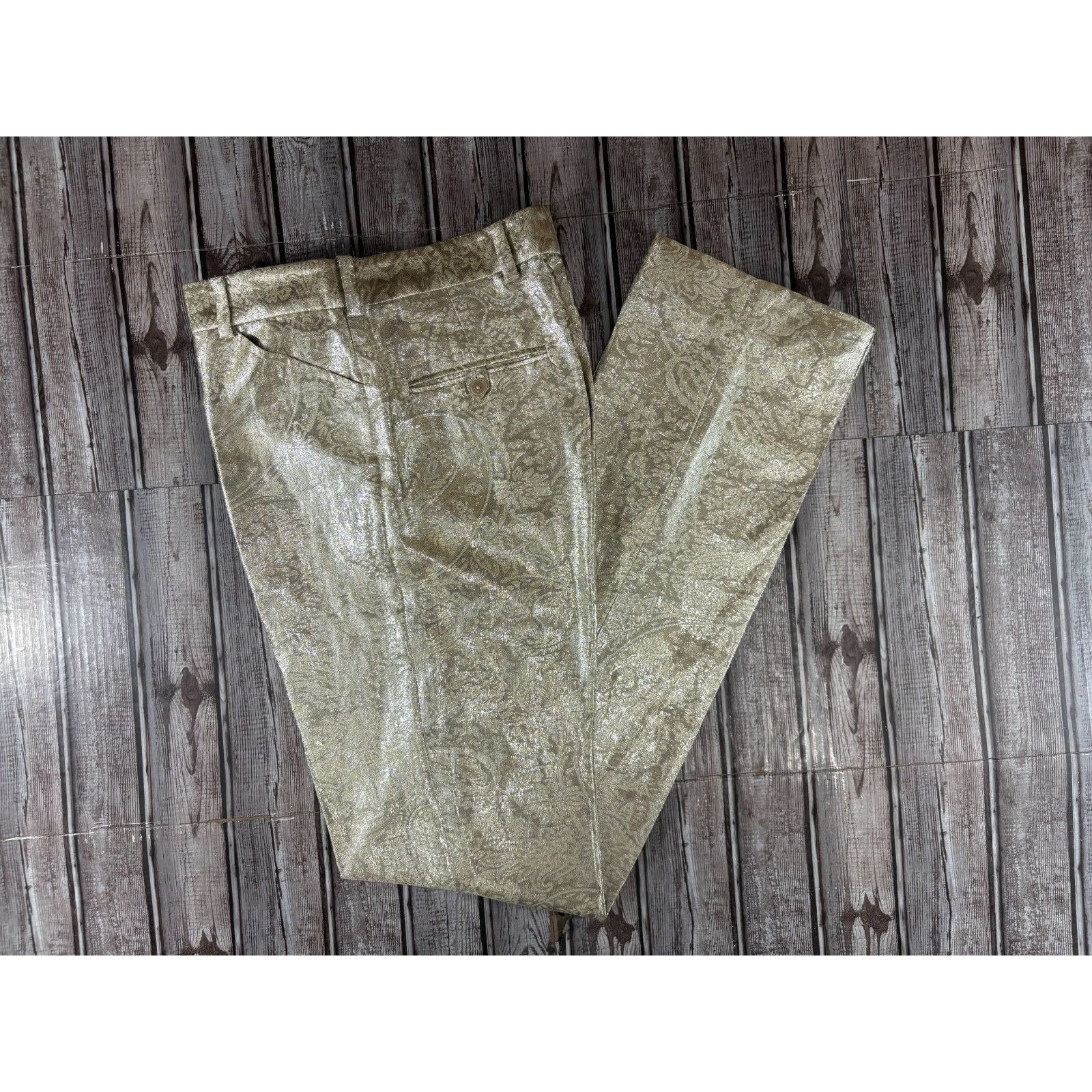 Ralph Lauren Ralph Lauren collection purple label Paisley Pattern pants s Size 27" / US 4 / IT 40 - 1 Thumbnail