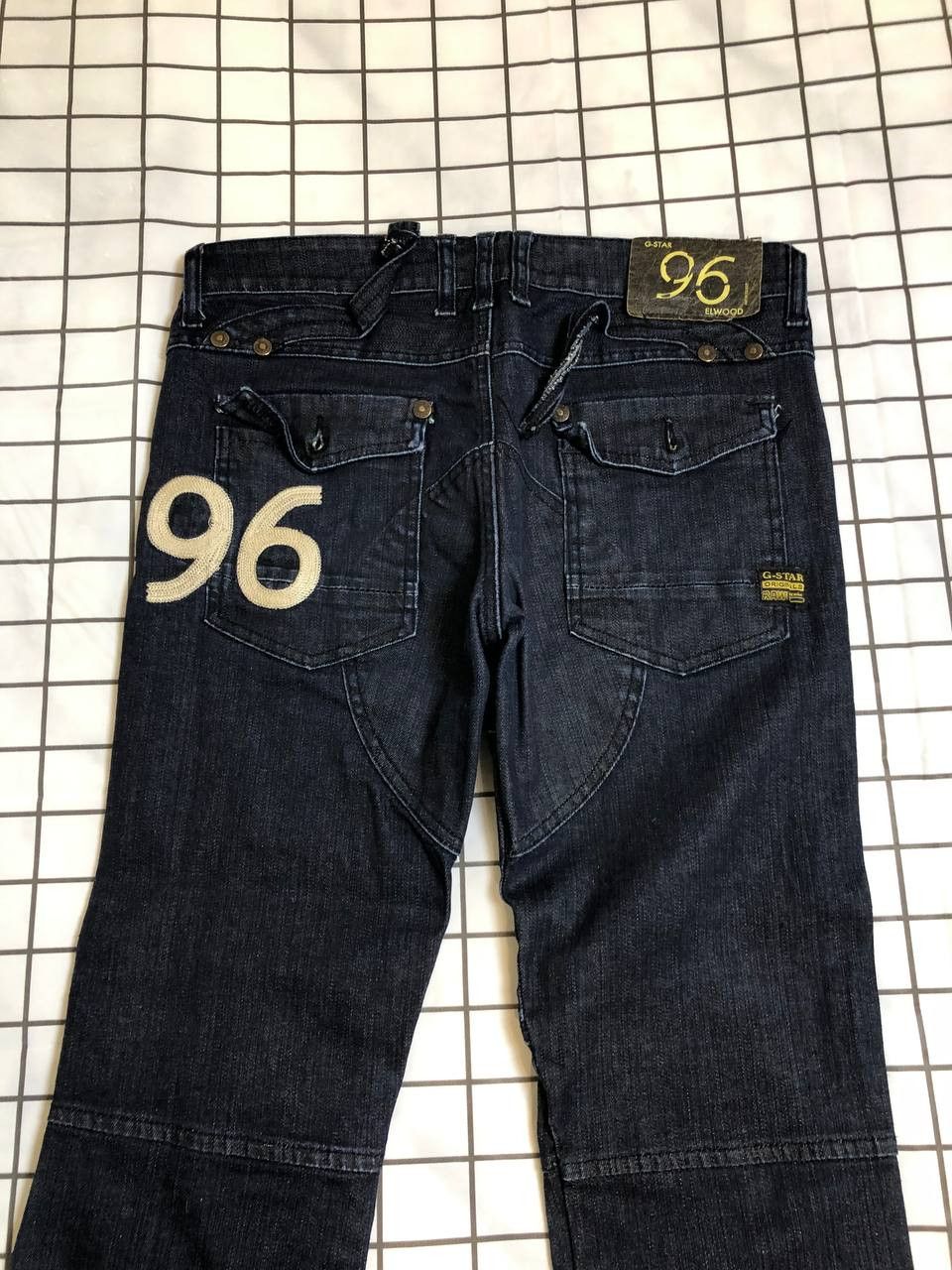 G-Star Vintage G-Star RAW Elwood Heritage Embro Narrow Jeans 96 y2k Size US 30 / EU 46 - 14 Thumbnail