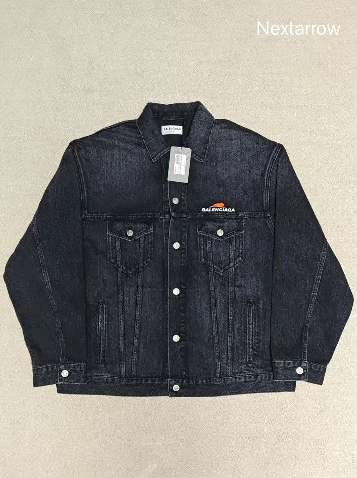 Balenciaga LAST DROP Balenciaga Washed Black Vintage Denim