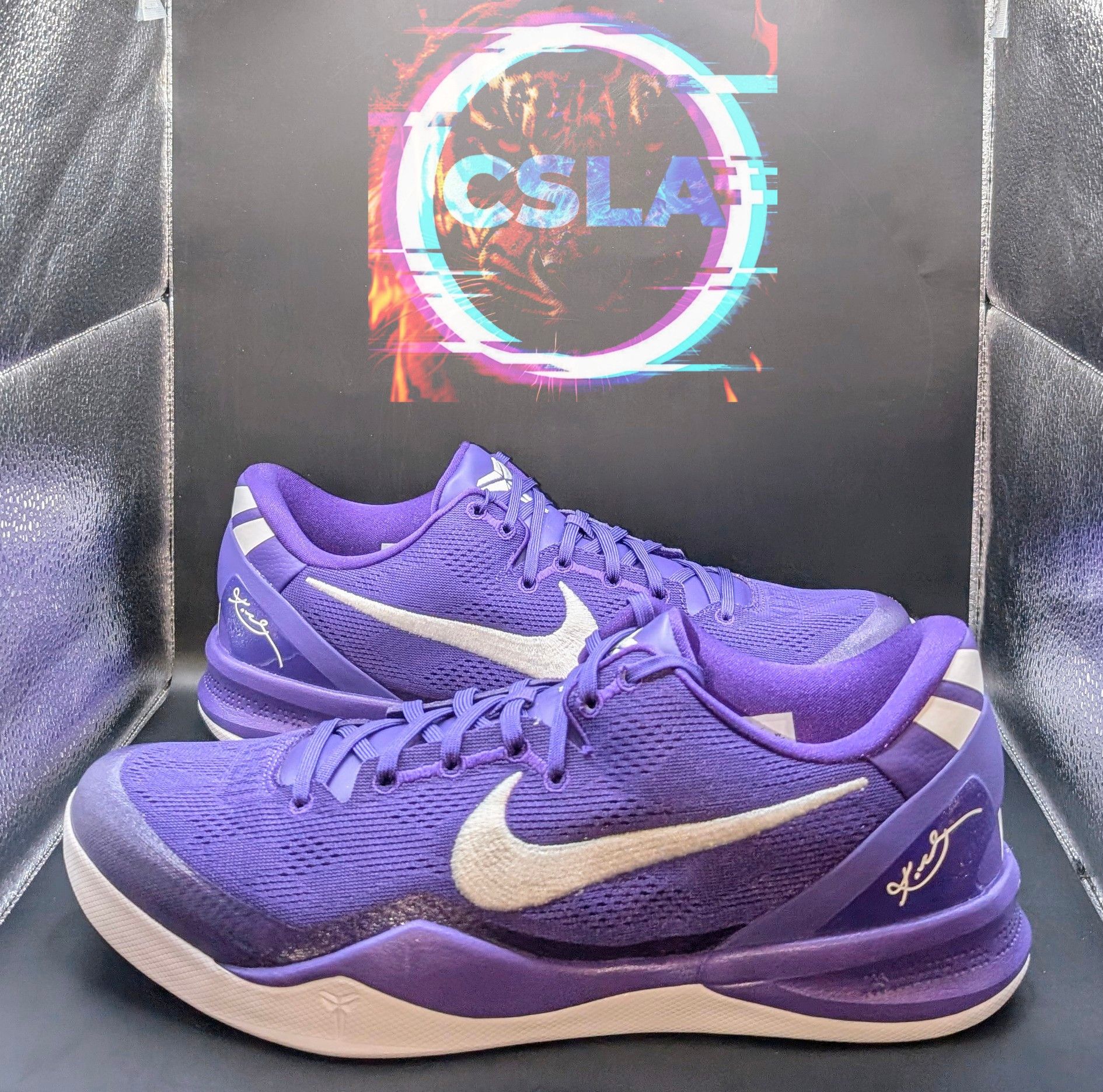 Nike Nike Kobe 8 Protro TB Purple PE "Unreleased* VNDS Size US 12.5 / EU 45-46 - 1 Thumbnail