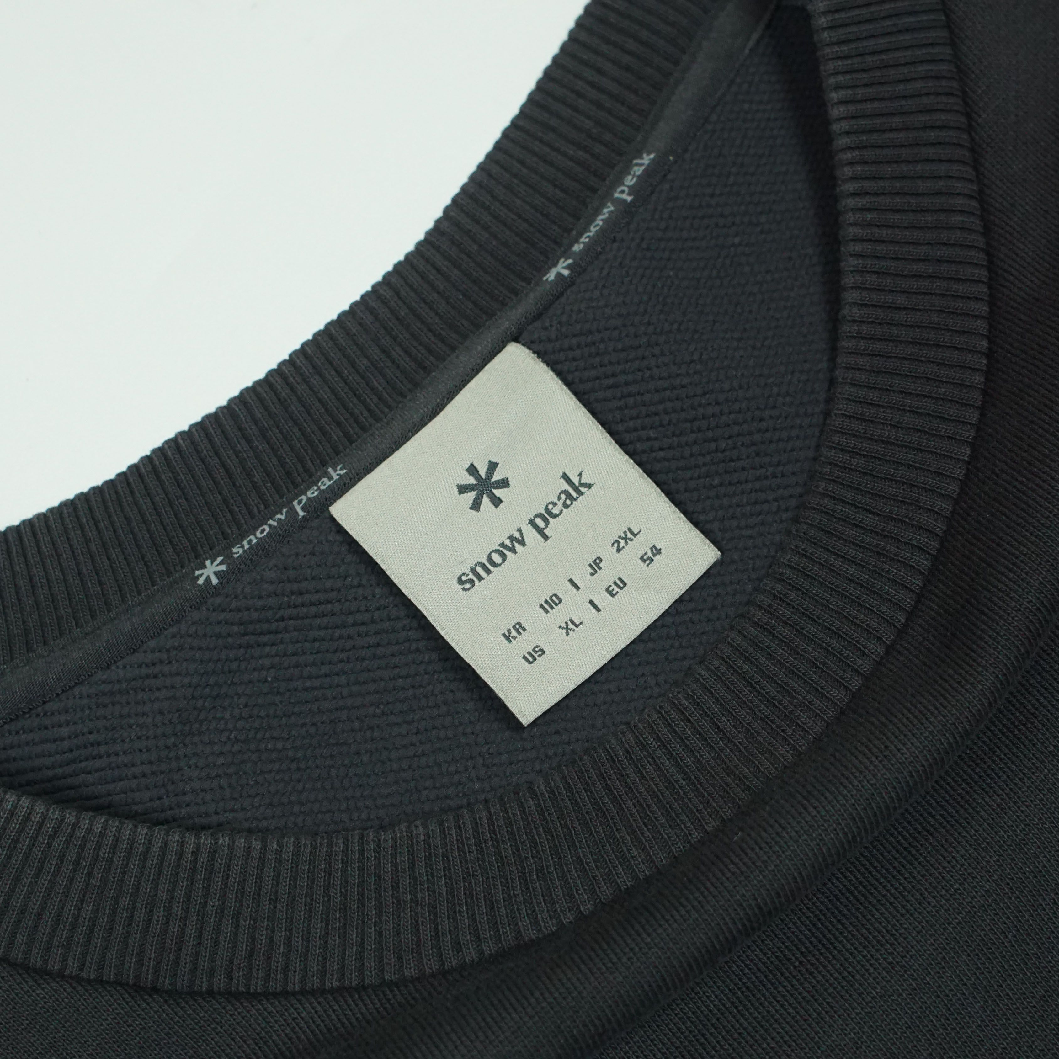 Snow Peak *NoTariff Snow Peak Charcoal Crew Sweatshirt Size US XL / EU 56 / 4 - 7 Thumbnail