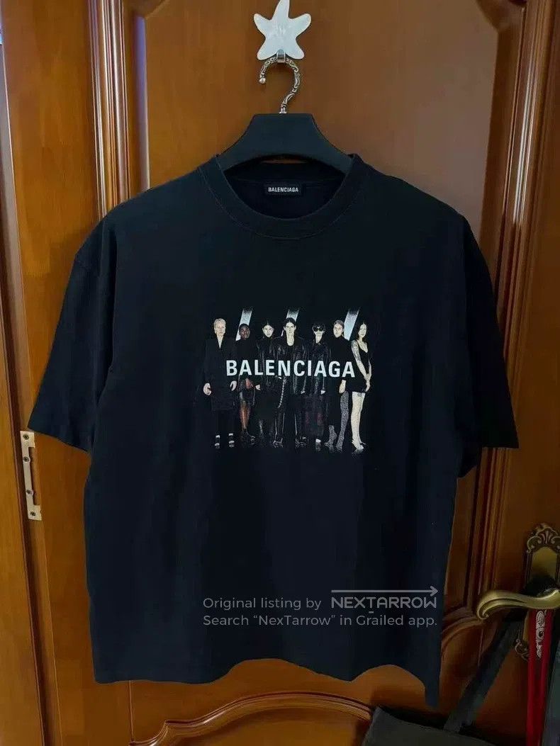 Balenciaga Balenciaga Portrait Short Sleeve Size US M / EU 48-50 / 2 - 1 Thumbnail