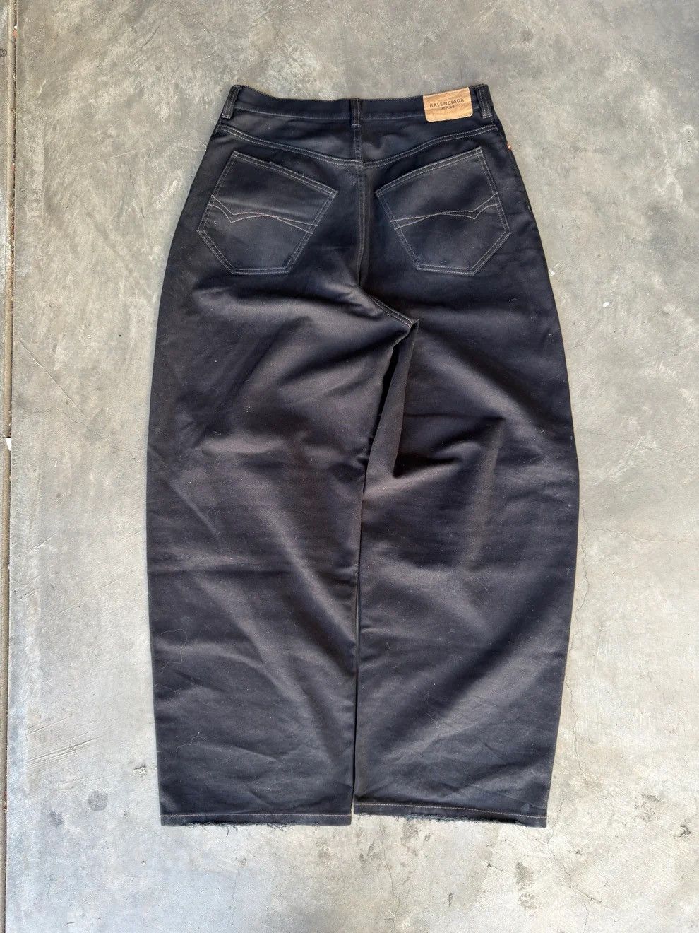Balenciaga Balenciaga Black Baggy pre-distressed Denim Size US 32 / EU 48 - 6 Thumbnail