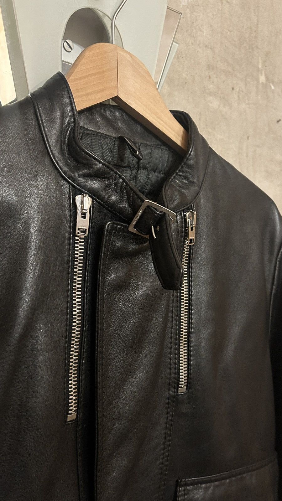 Dior AW07 ‘Navigate’ by Hedi Slimane Leather Cafe Racer Size US M / EU 48-50 / 2 - 3 Thumbnail