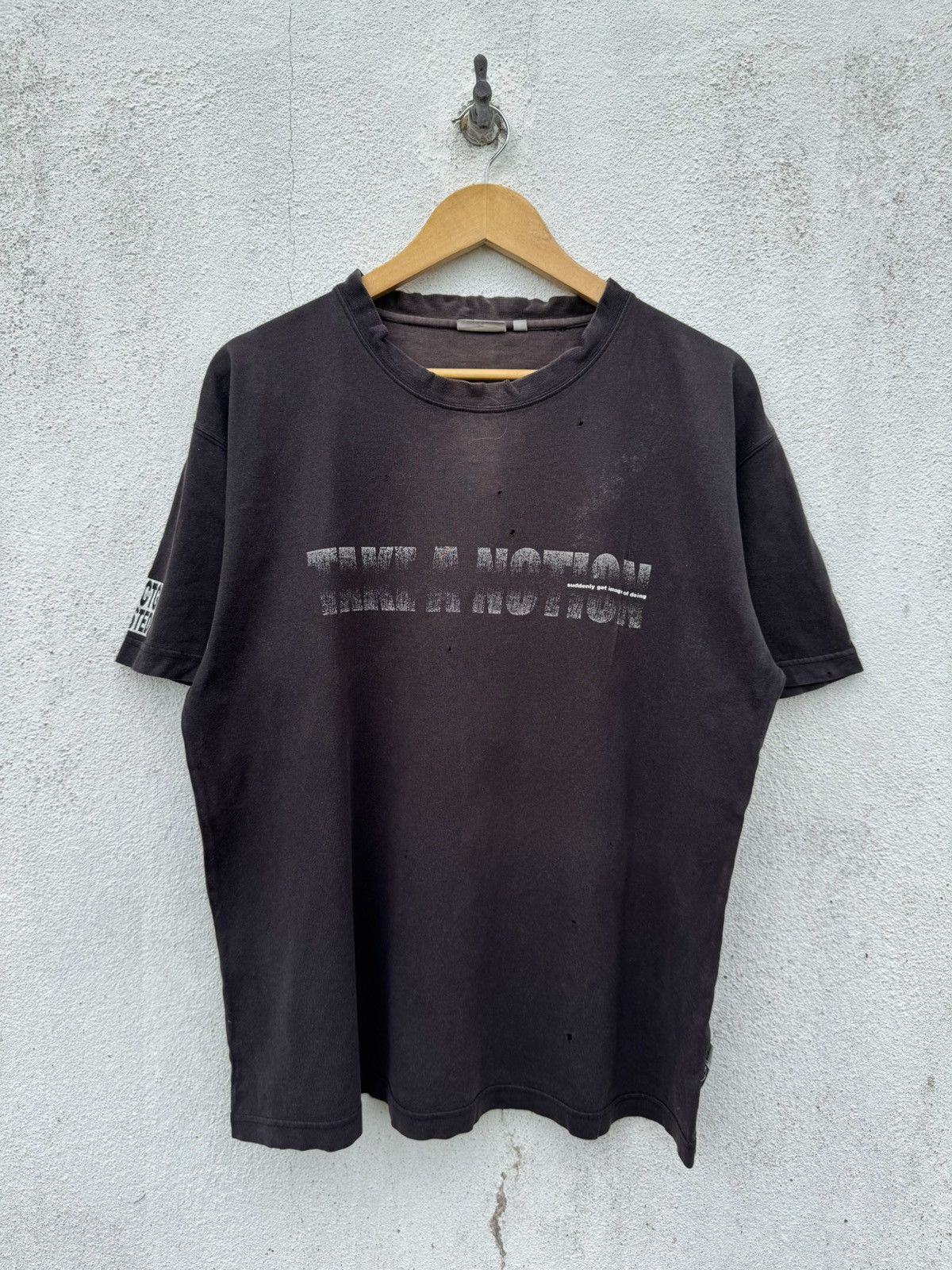 Vintage Distressed Sun Faded Take a Notion Grunge Tees Size US M / EU 48-50 / 2 - 1 Thumbnail