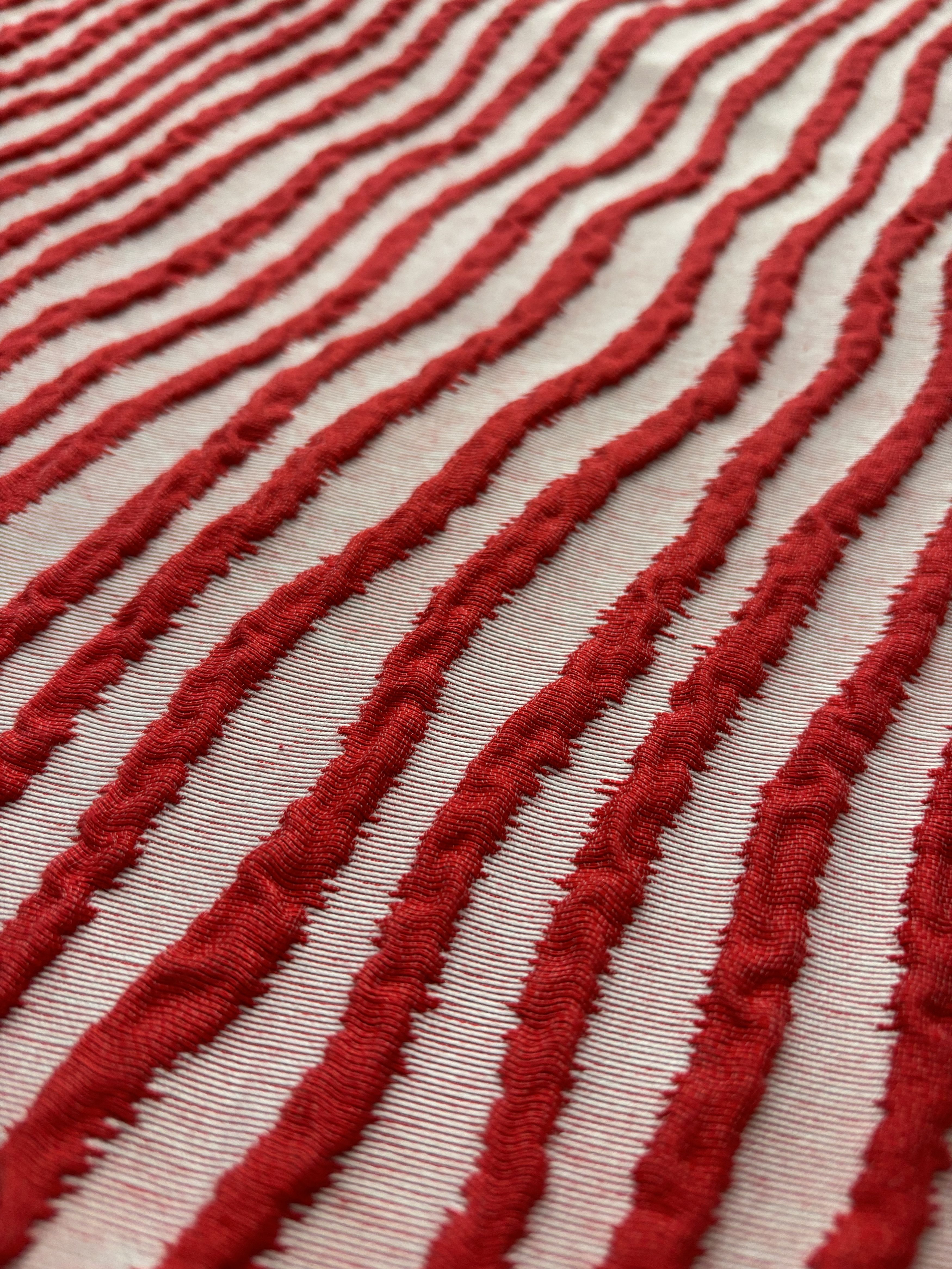 Marni ⚡️QUICK SALE⚡️Marni Red 3D Wavy Striped Front Slitted Skirt Size 28" / US 6 / IT 42 - 4 Thumbnail