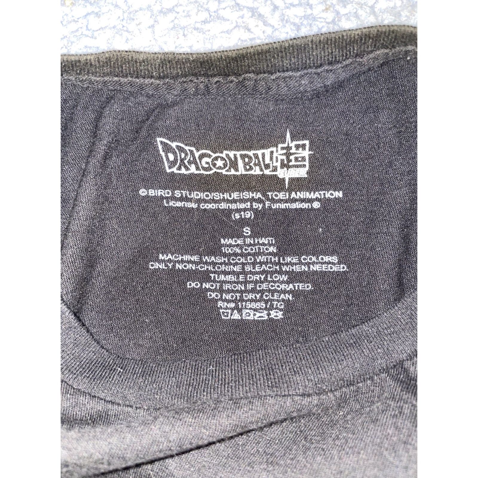 Vintage Dragon Ball Goku Forms T-Shirt Black Small Mens S Short Sleeve Anime Shirt Size US S / EU 44-46 / 1 - 3 Thumbnail