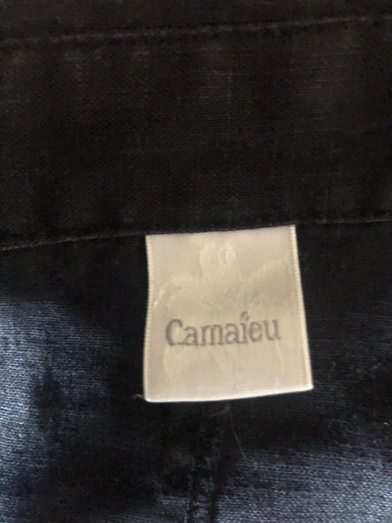 Other CAMAIEU black linen shirt dress size 46 Size XL / US 12-14 / IT 48-50 - 4 Thumbnail