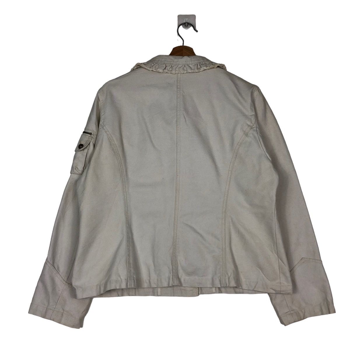 Japanese Brand 📌CROPPED BIKER JACKET HEEHIRASA JAPAN CARGO POCKETS Size US L / EU 52-54 / 3 - 3 Thumbnail